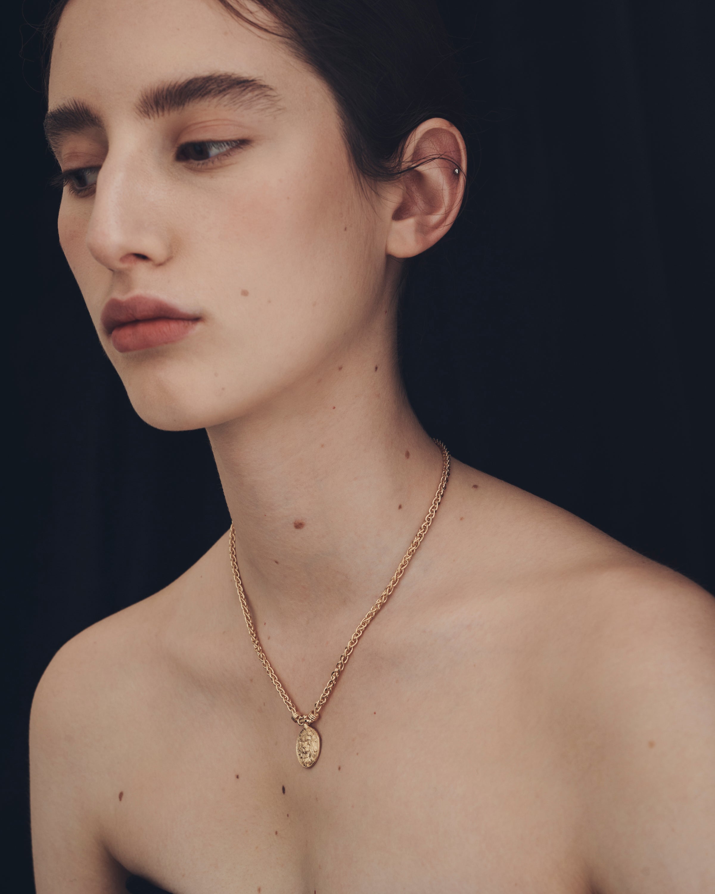 Leon Necklace Gold Vermeil