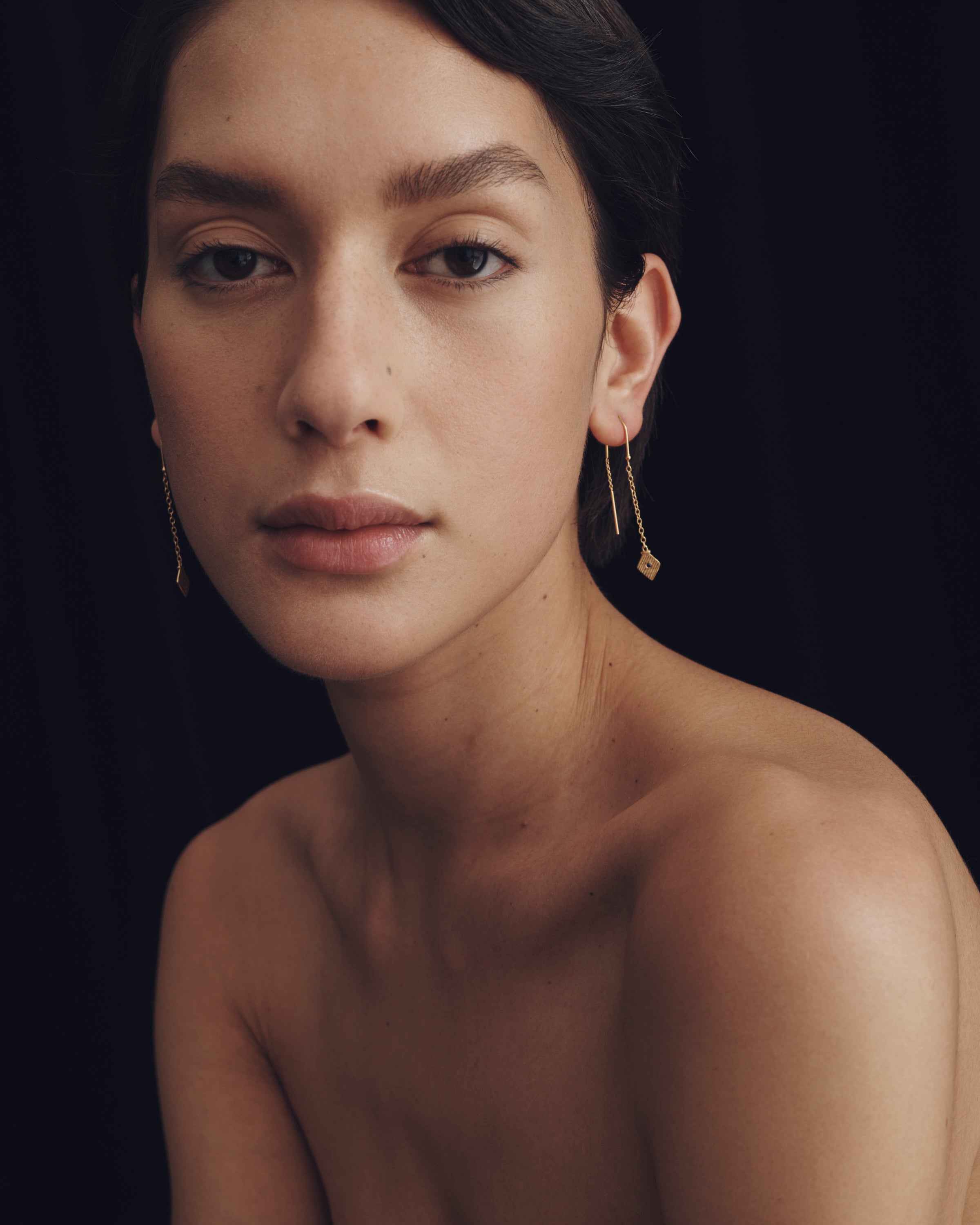 Inka Earrings Gold Vermeil