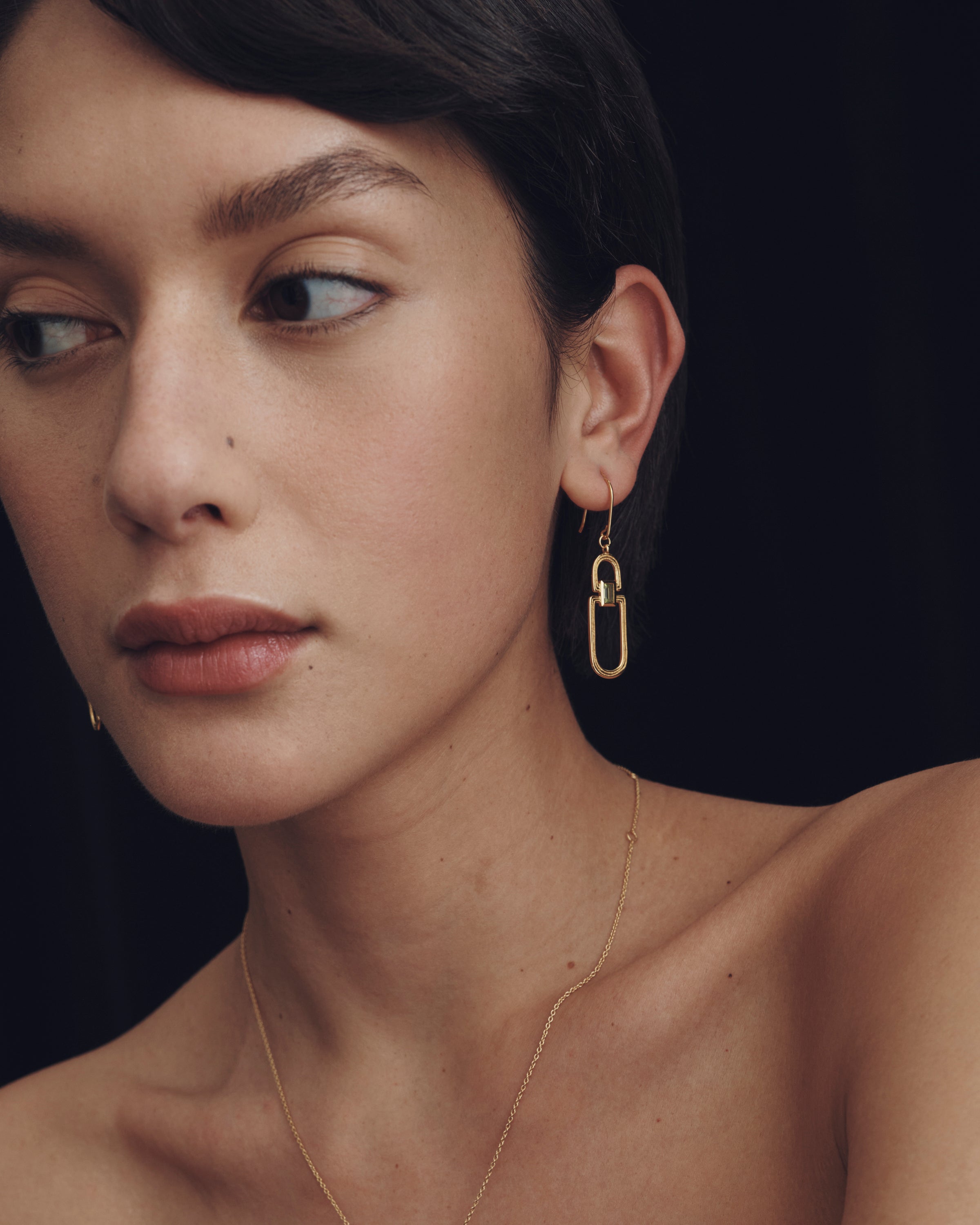 Vault Earrings Gold Vermeil