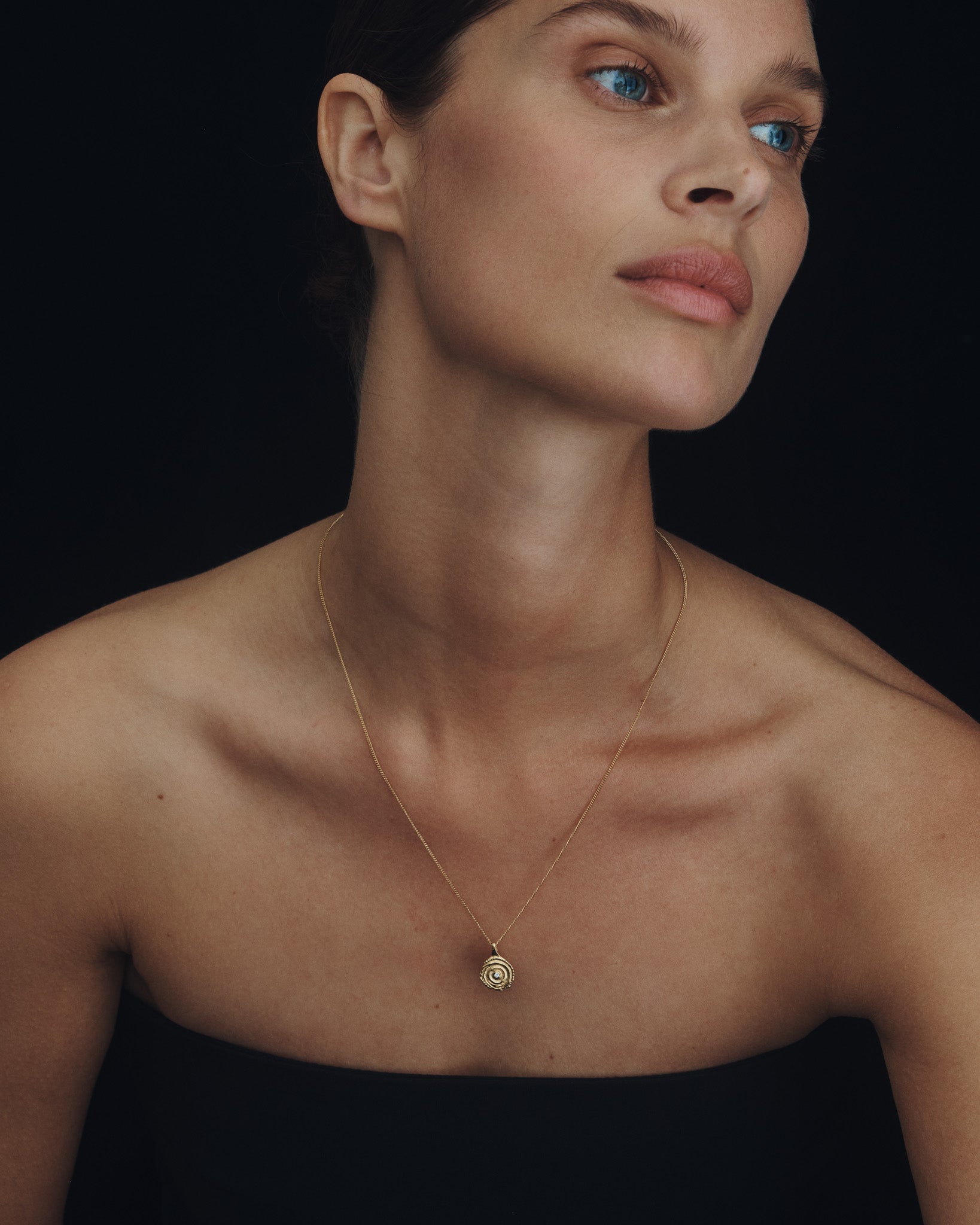 Aster Necklace Diamond Gold Vermeil