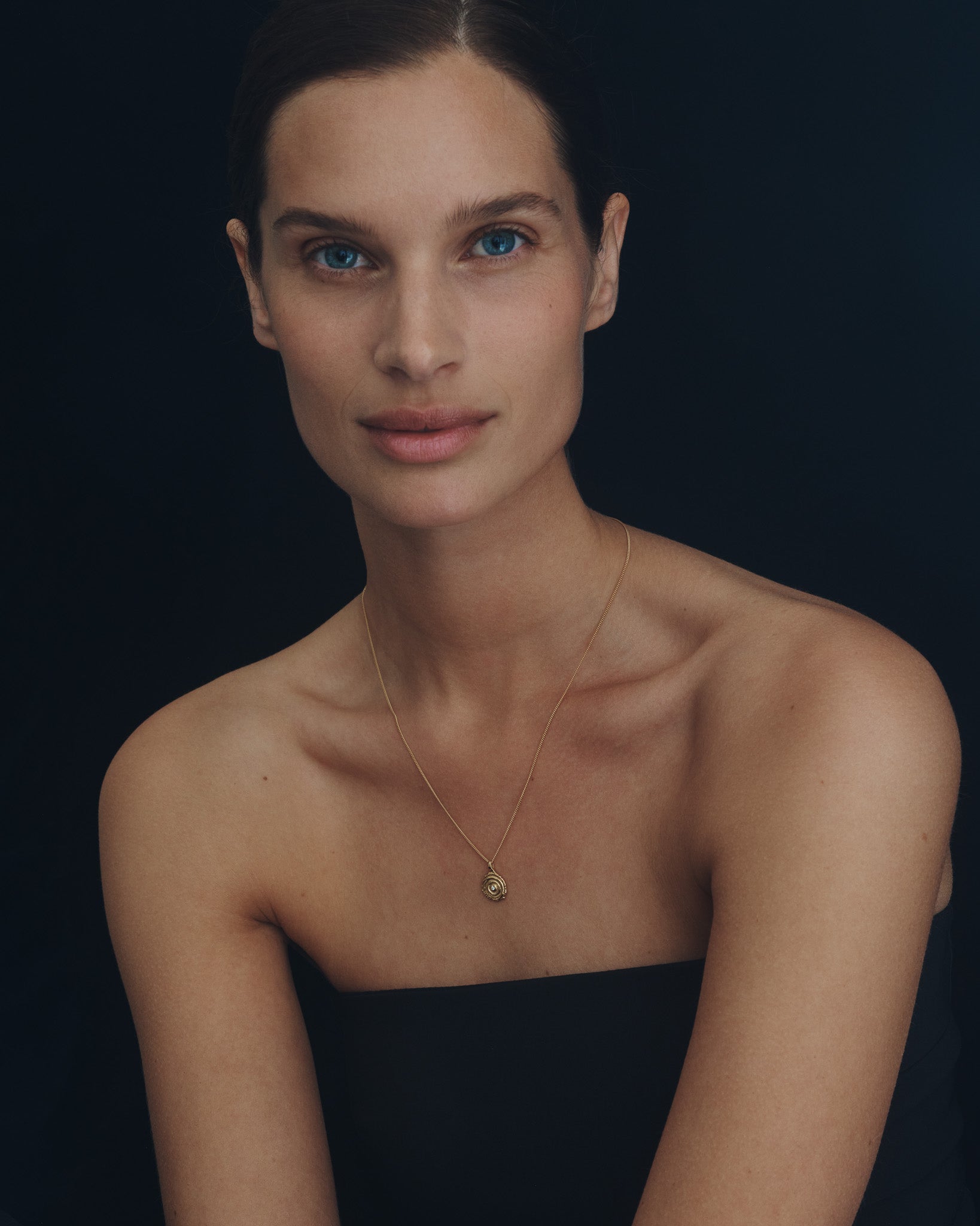 Aster Necklace Diamond Gold Vermeil