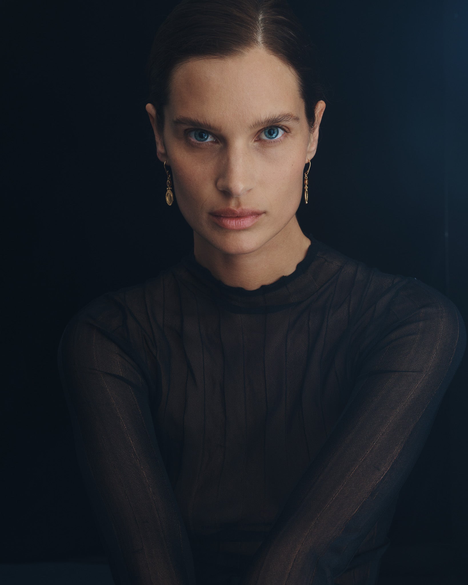 Solar Earrings Gold Vermeil