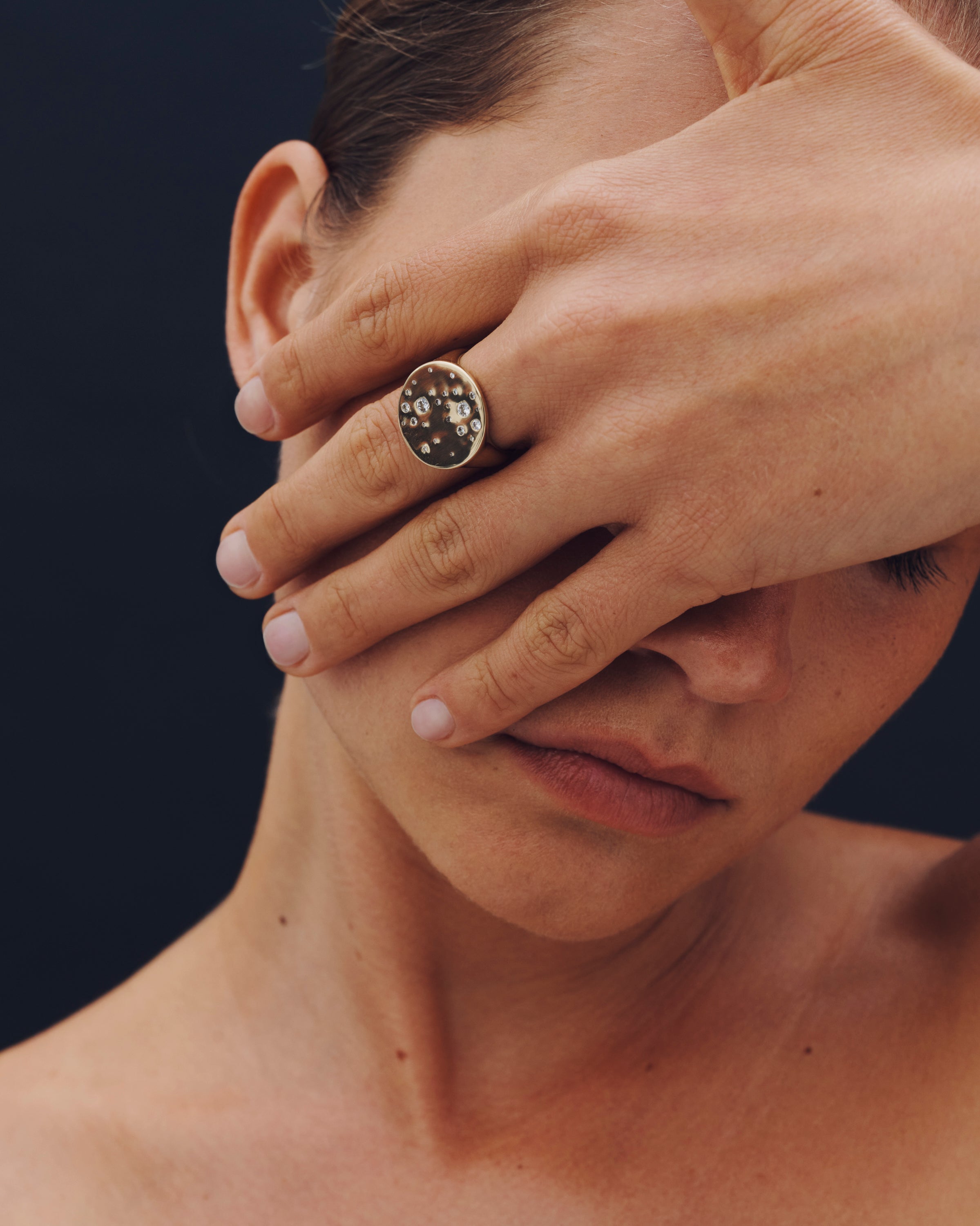 Galaxy Ring Diamond Solid Gold