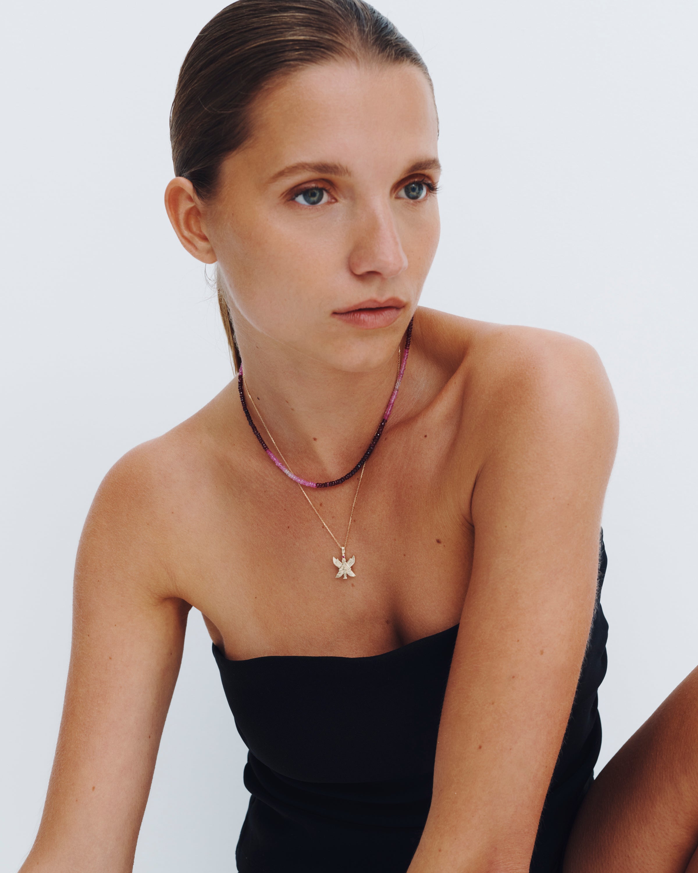 Queen of Love Necklace Solid Gold