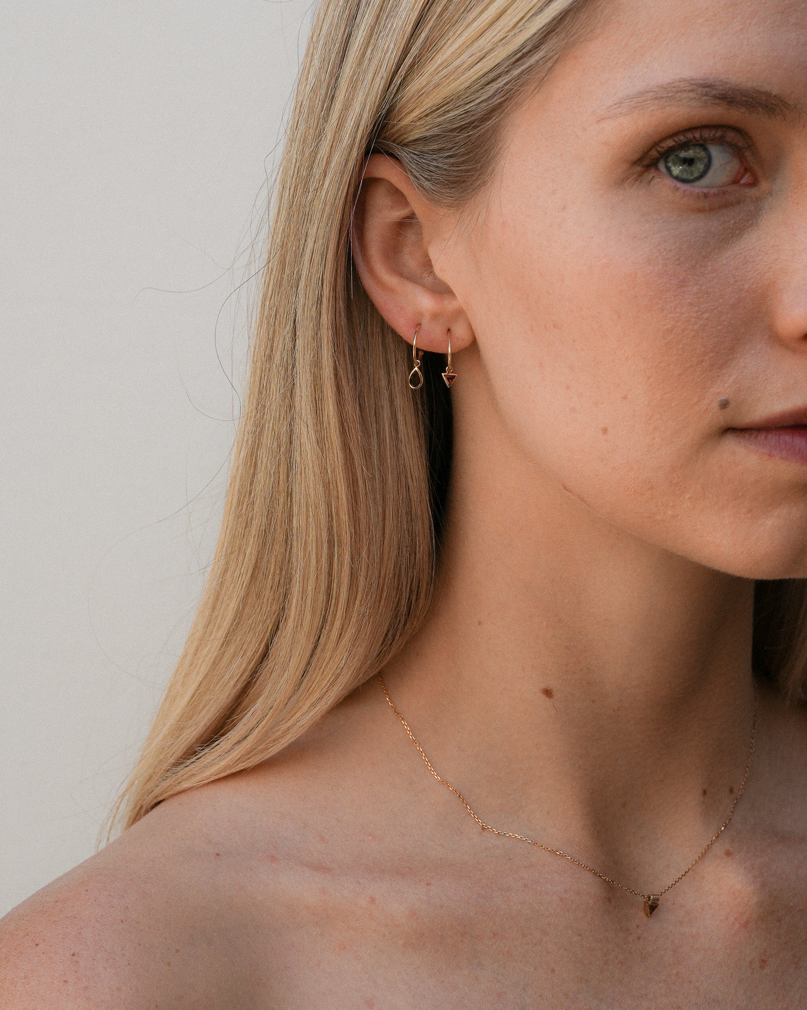 Chalice Single Earring Solid Gold