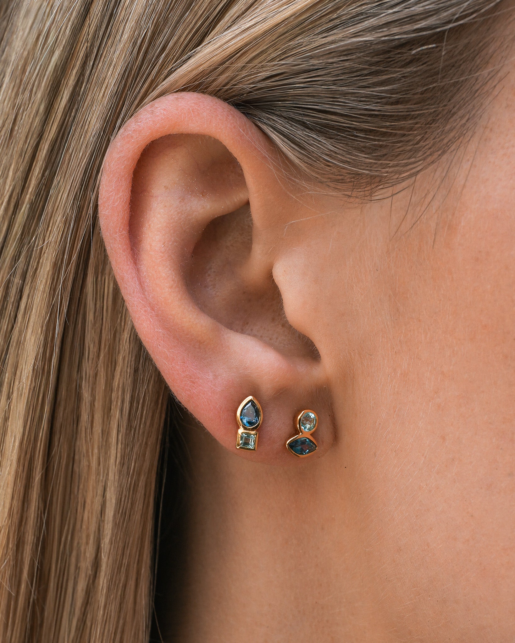 Sulis Studs Gold Vermeil