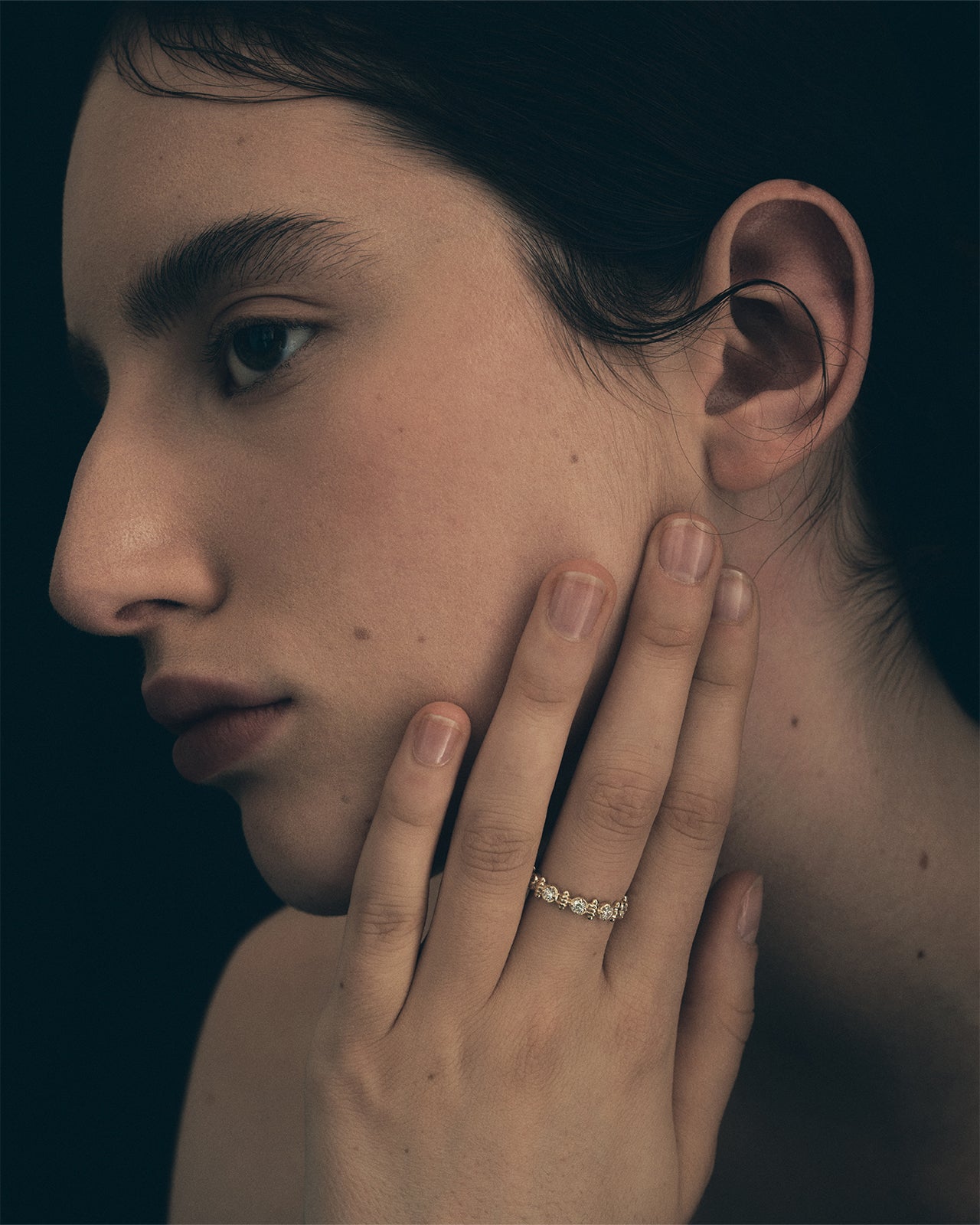 Asteria Eternity Ring Diamond Solid Gold