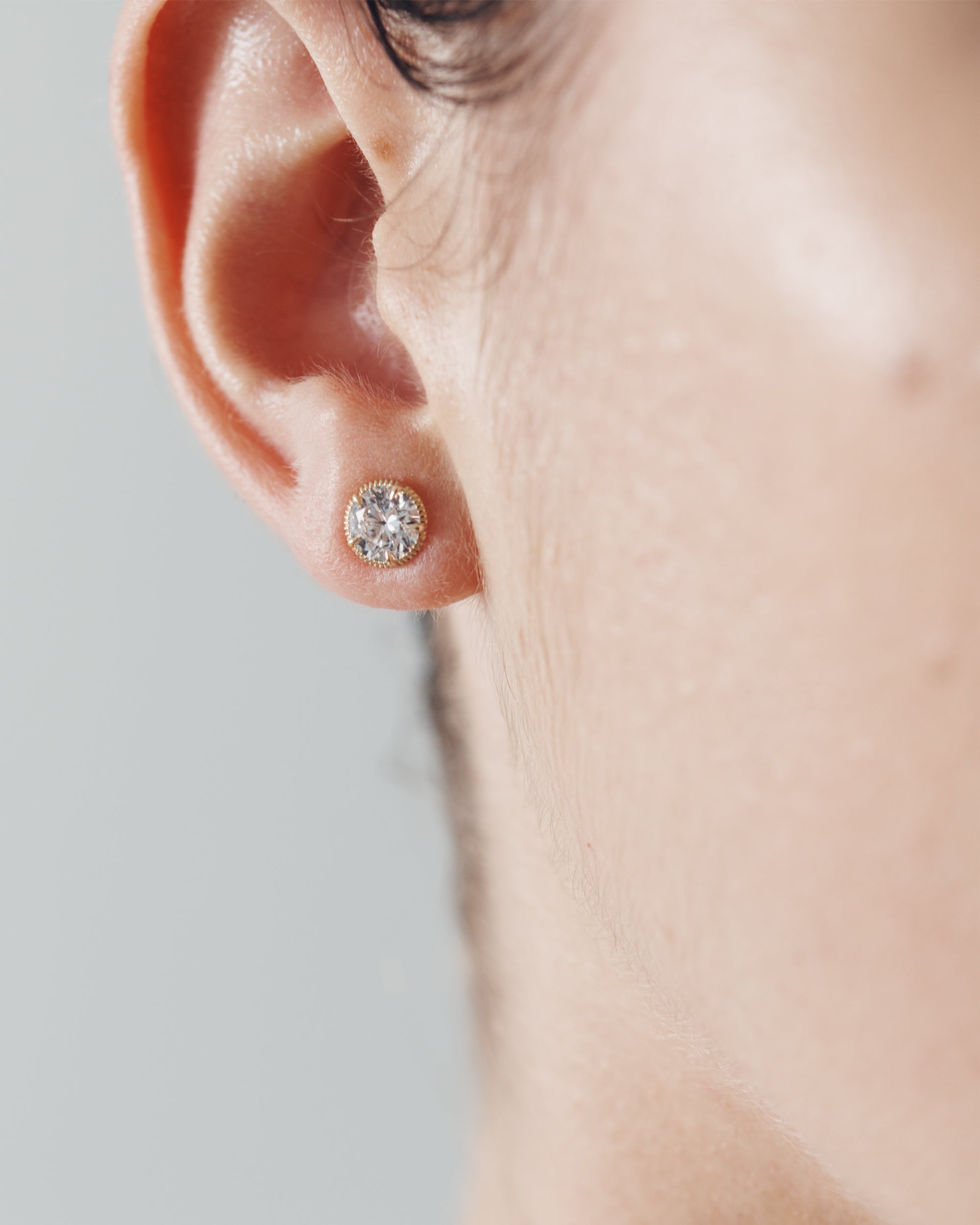 Stella 1ct Diamond Earrings Solid Gold