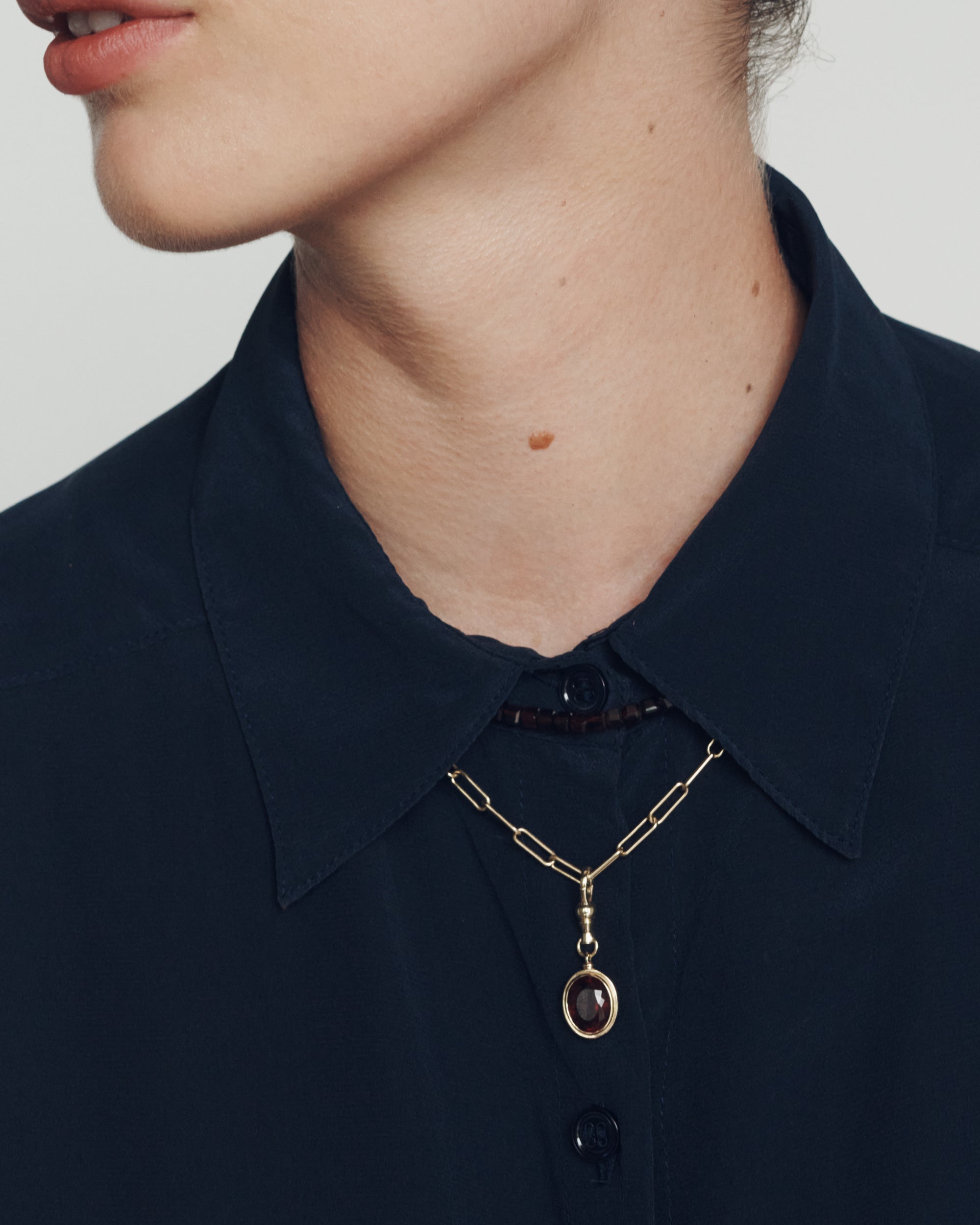 Uma Tourmaline Pendant Solid Gold
