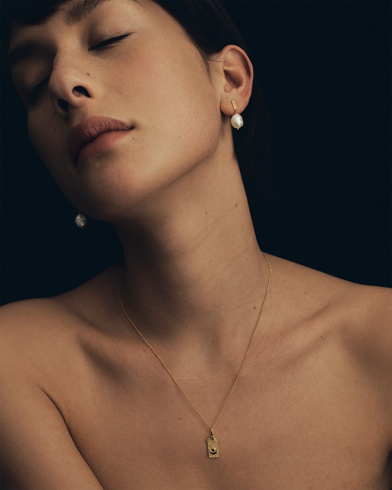 Baroque Earrings Pearl Gold Vermeil