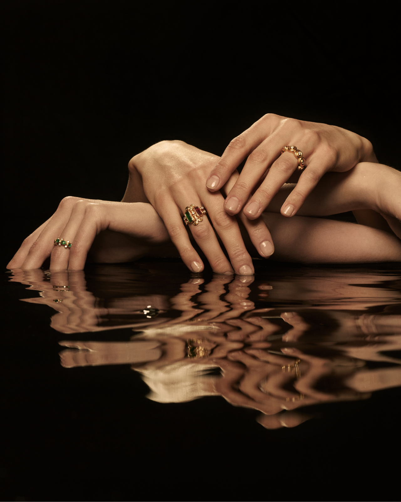 Hecuba Ring Diamond Solid Gold