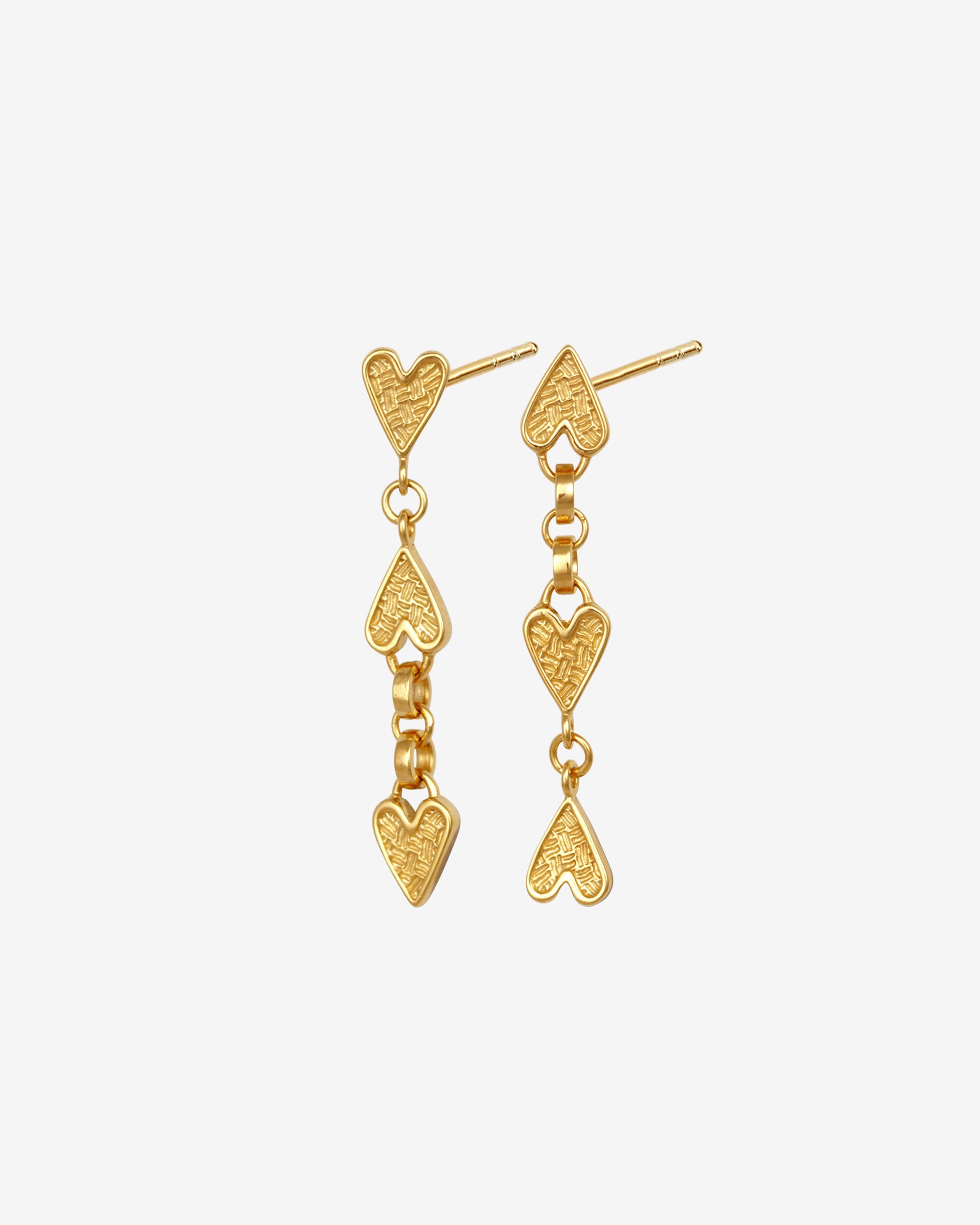 Amore Earrings Gold Vermeil