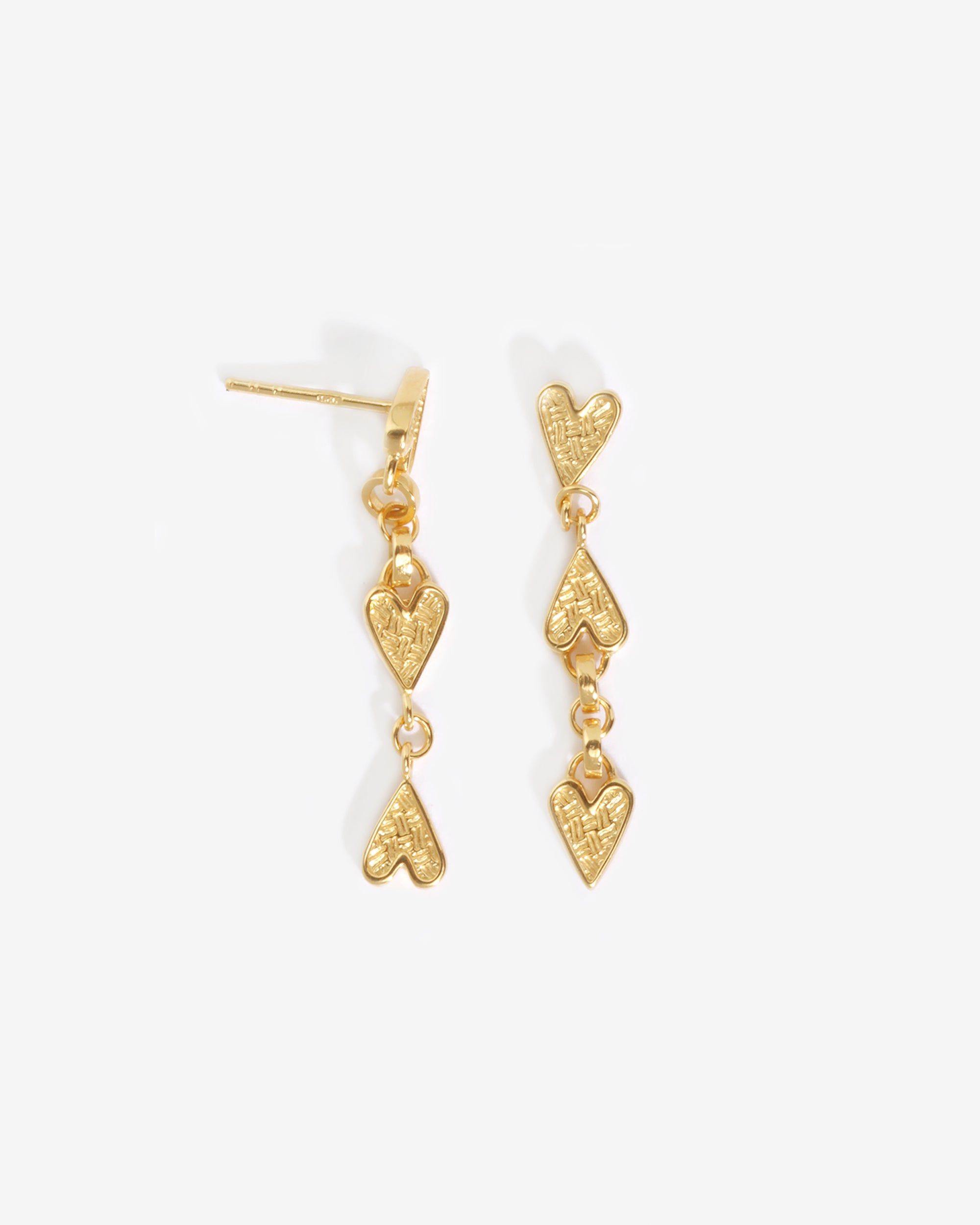 Amore Earrings Gold Vermeil