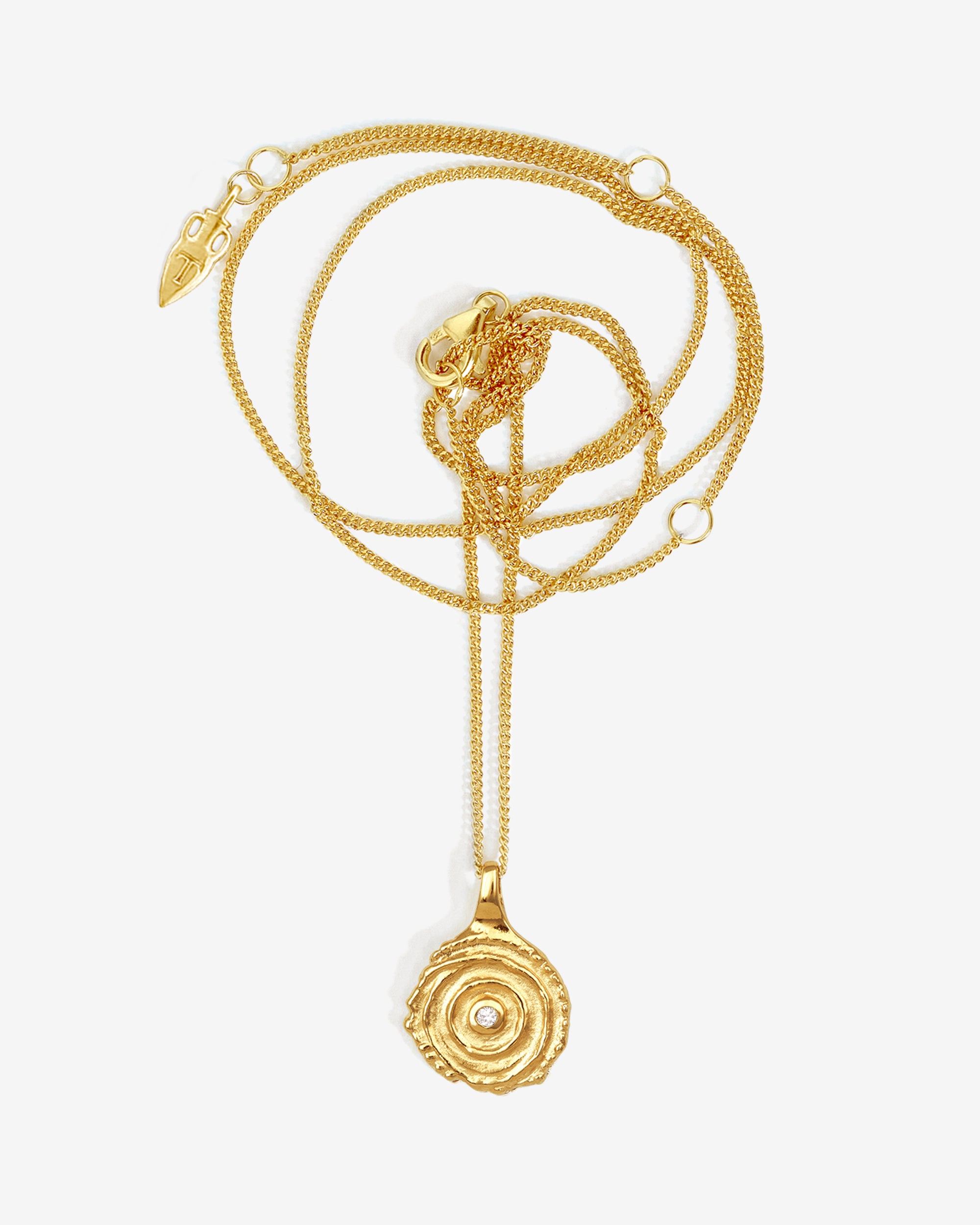 Aster Necklace Diamond Gold Vermeil