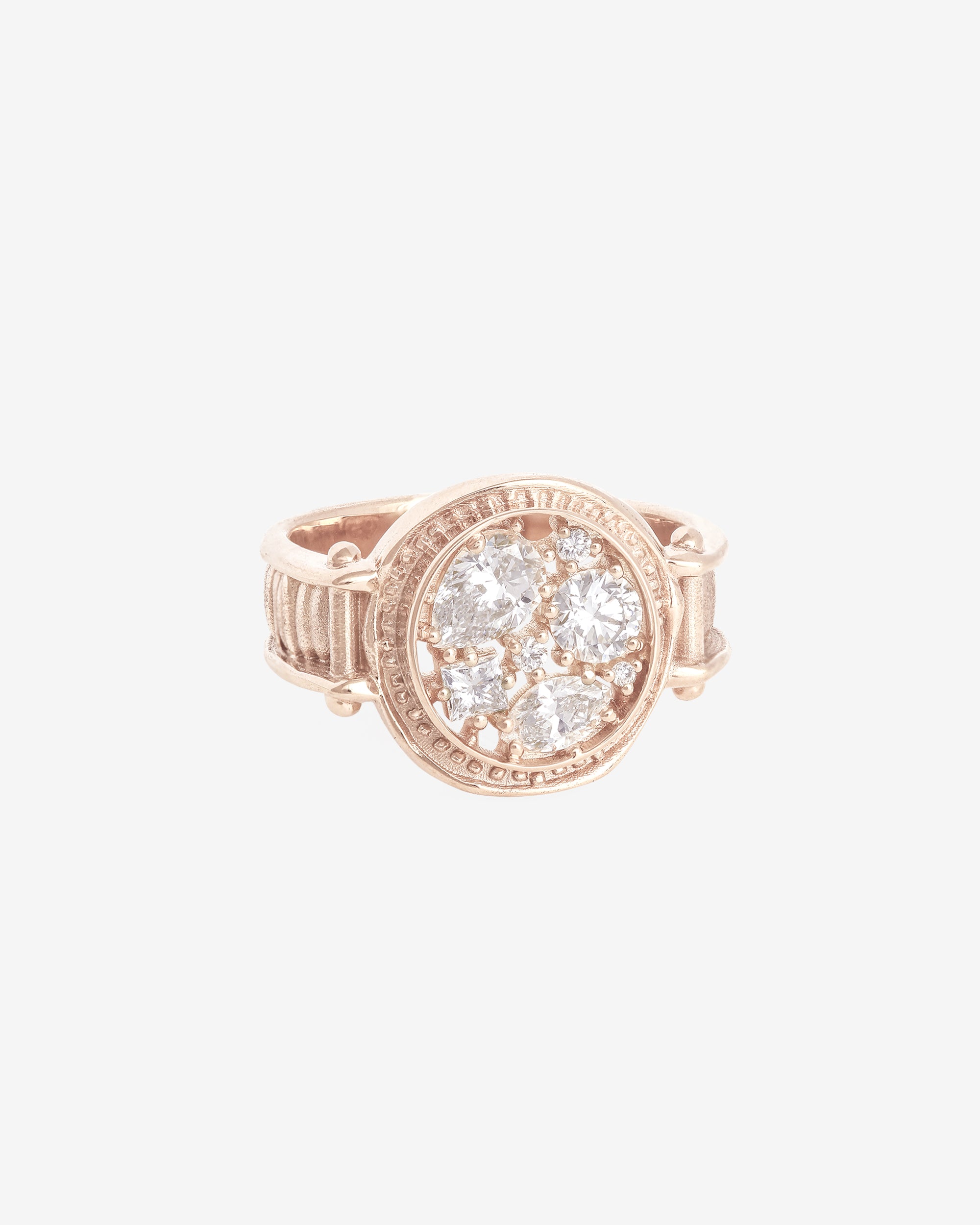 Asteria Ring Diamond Rose Gold