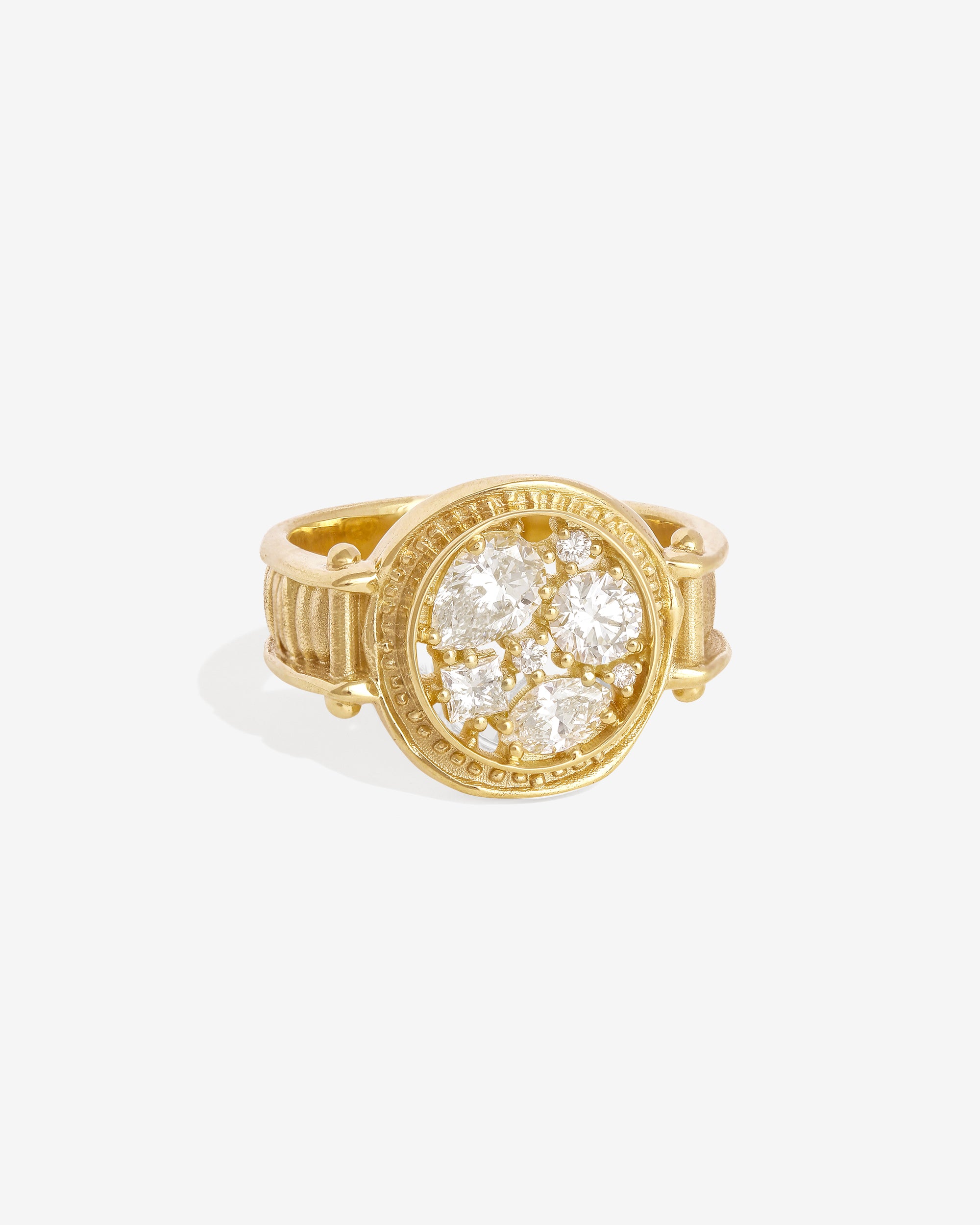 Asteria Ring Diamond Solid Gold