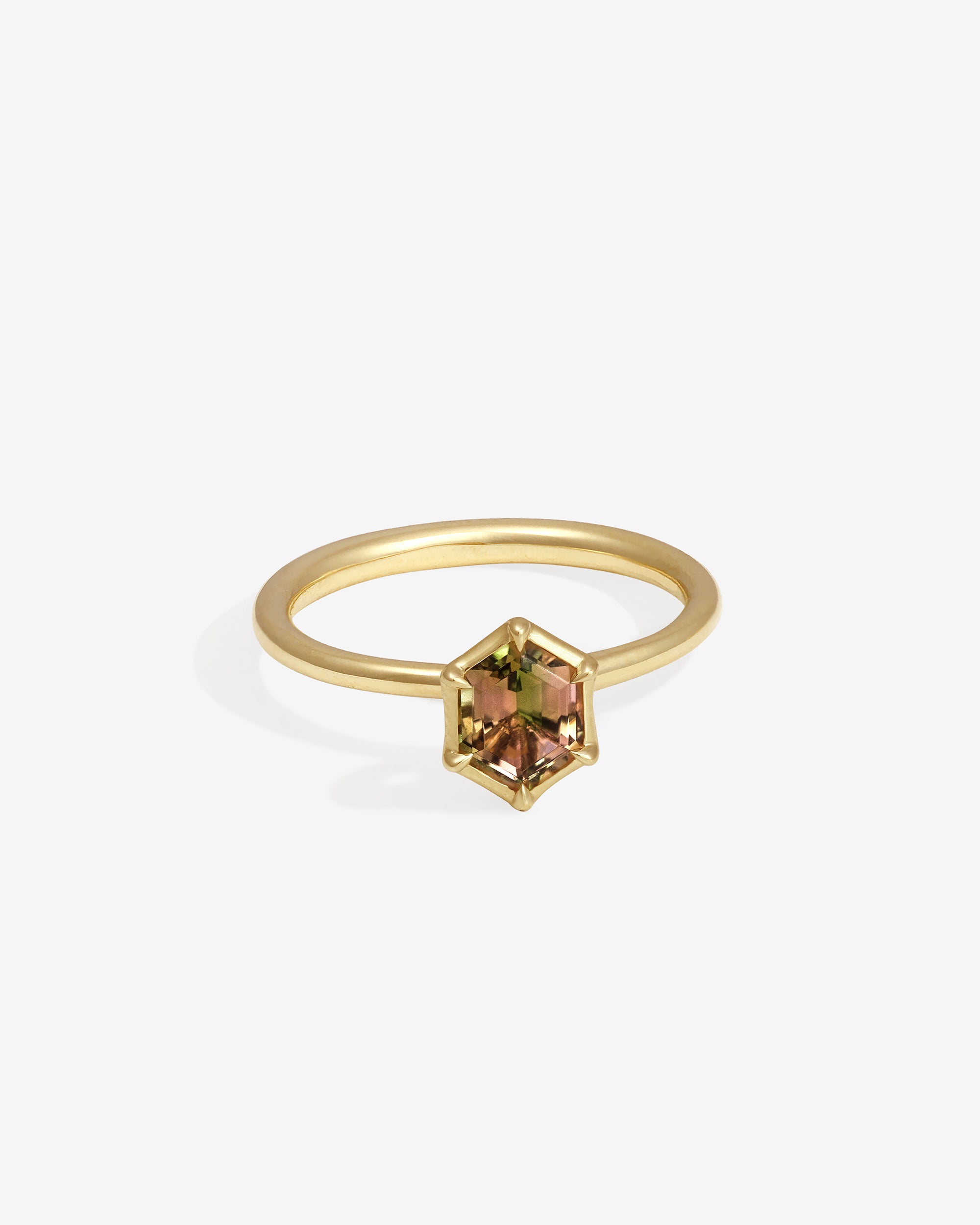 Azalea Ring 0.91ct Tourmaline Solid Gold