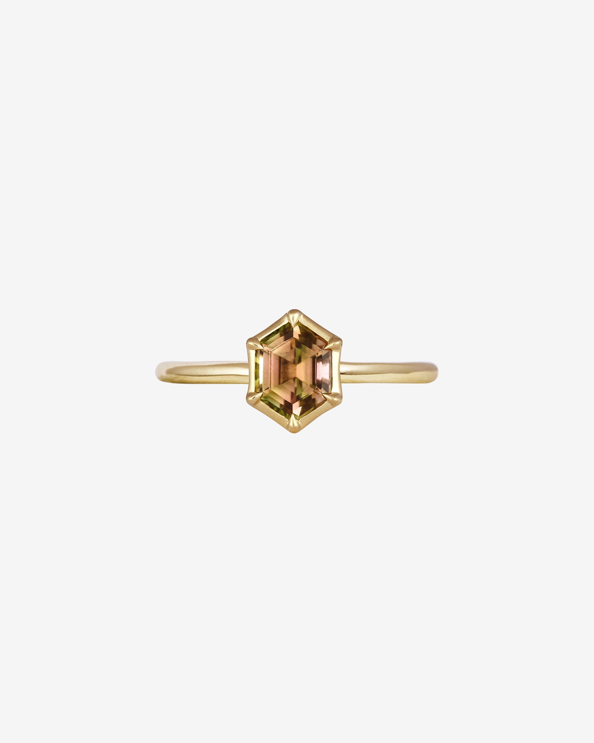 Azalea Ring 0.91ct Tourmaline Solid Gold