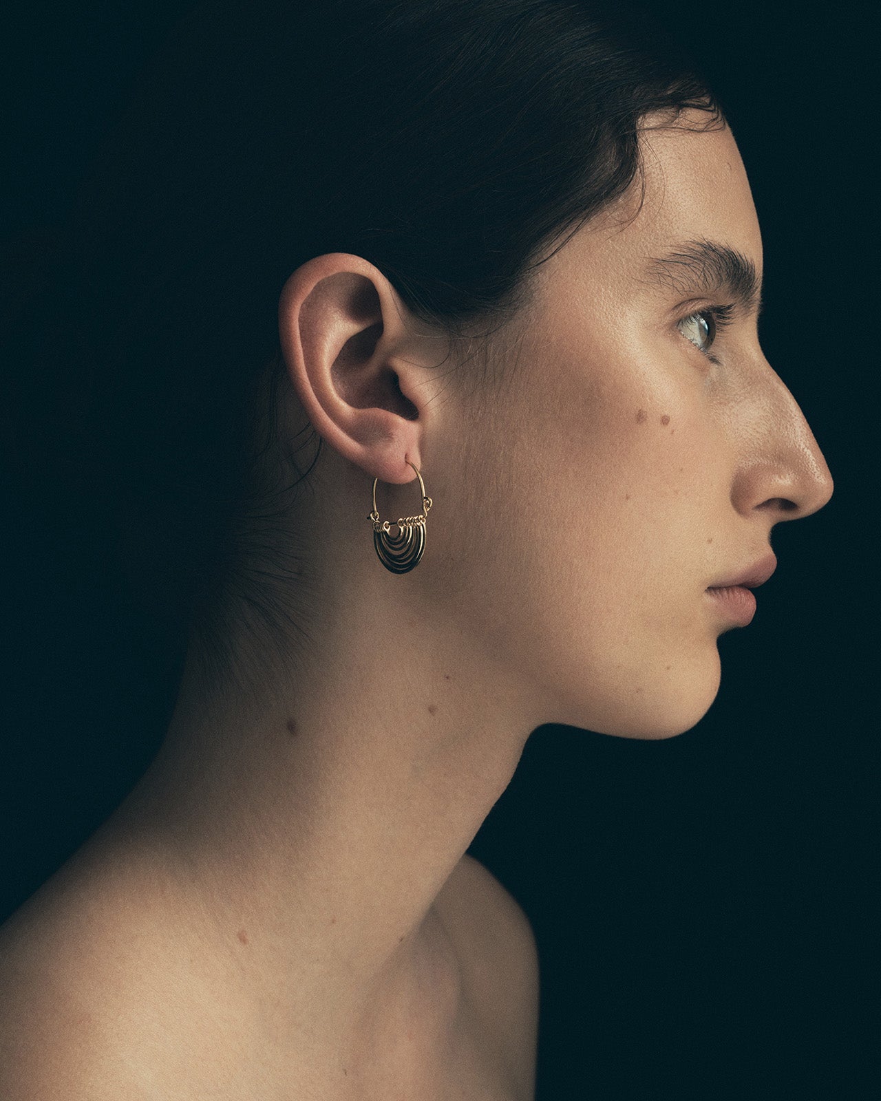 Baye Earrings Gold Vermeil