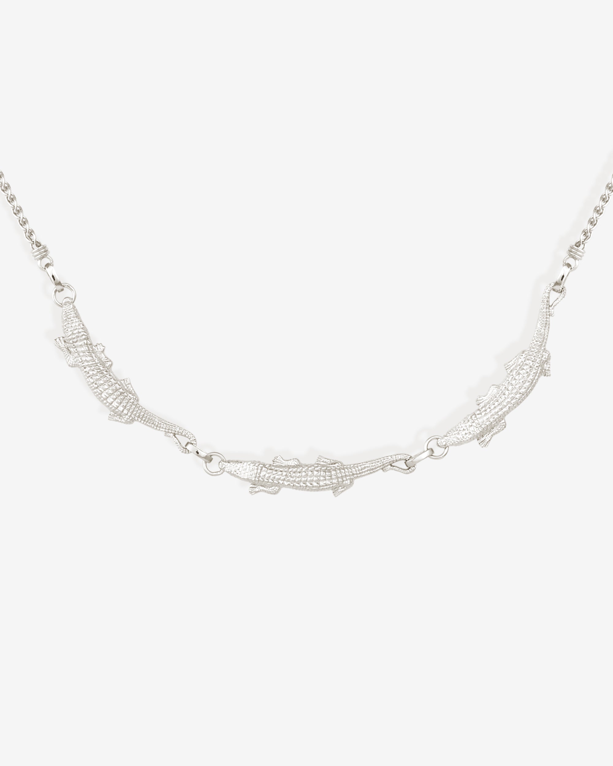 Bask Statement Necklace Silver