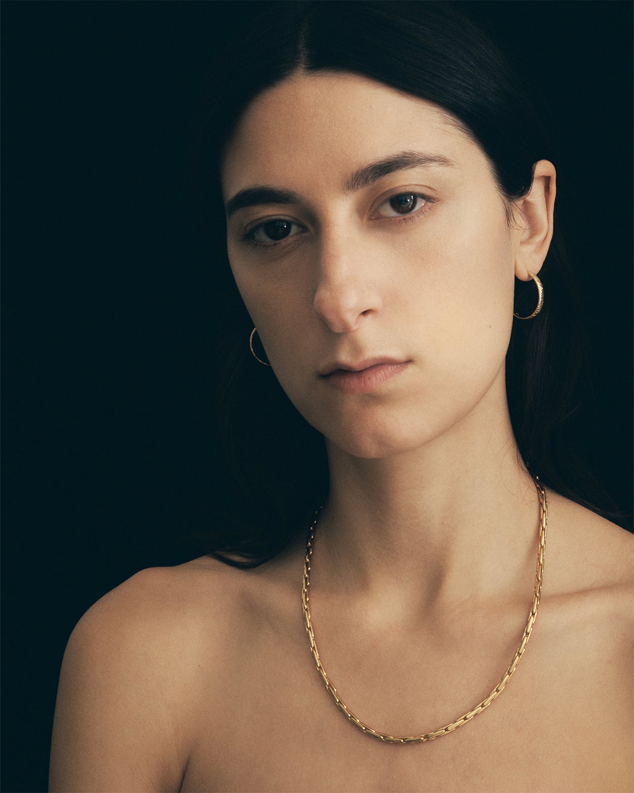 Caria Necklace Large Gold Vermeil