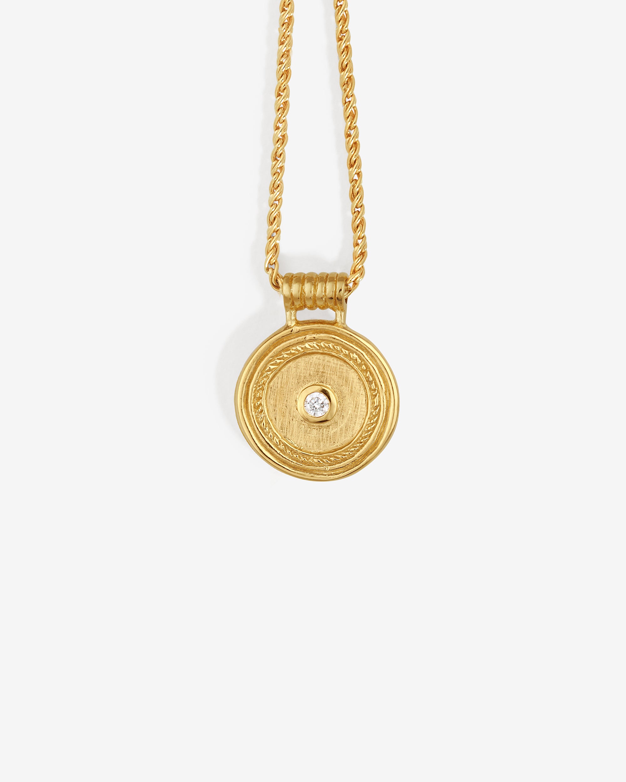 Capella Coin Necklace Gold Vermeil