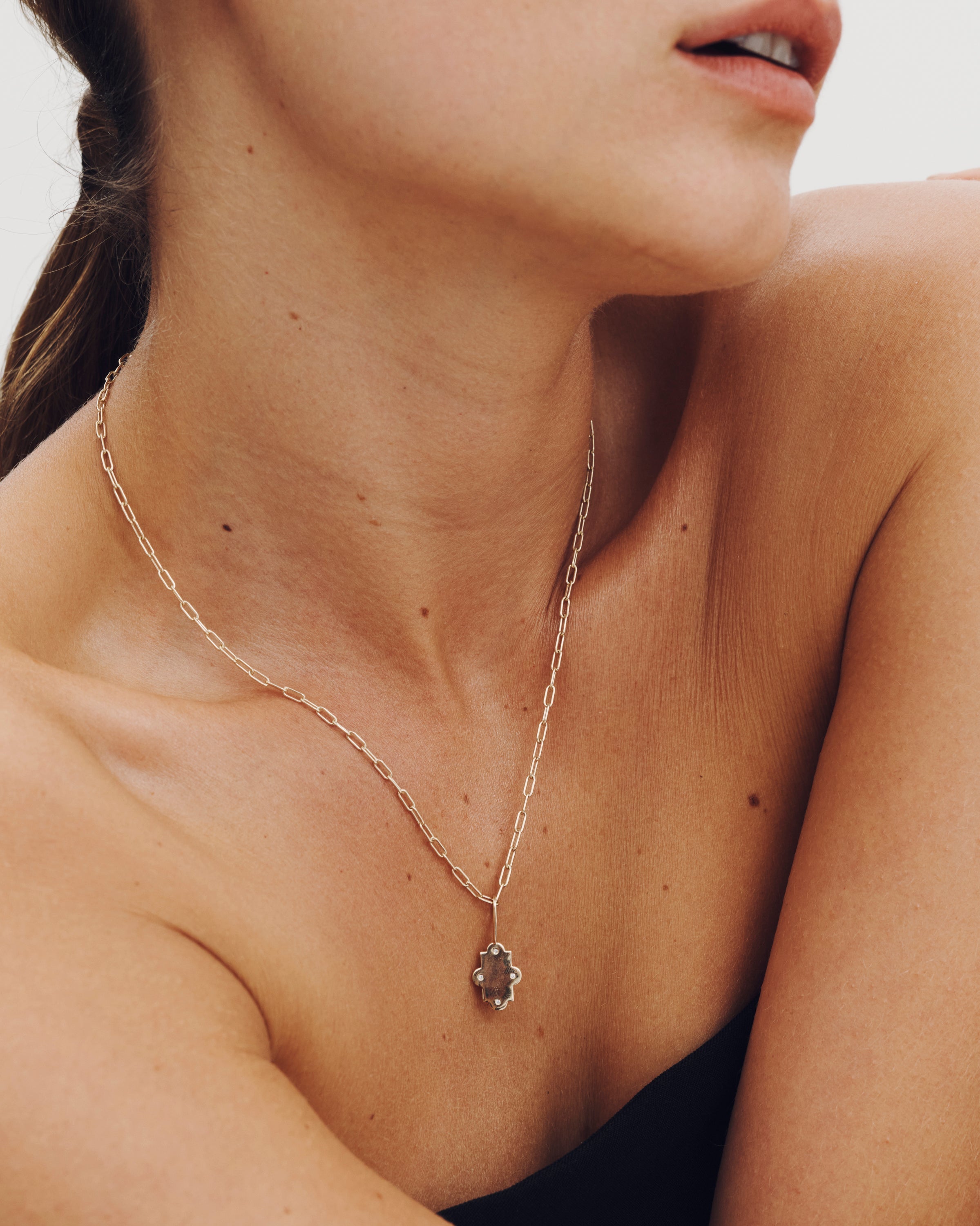 Rosa Charm Small Diamond Solid Gold