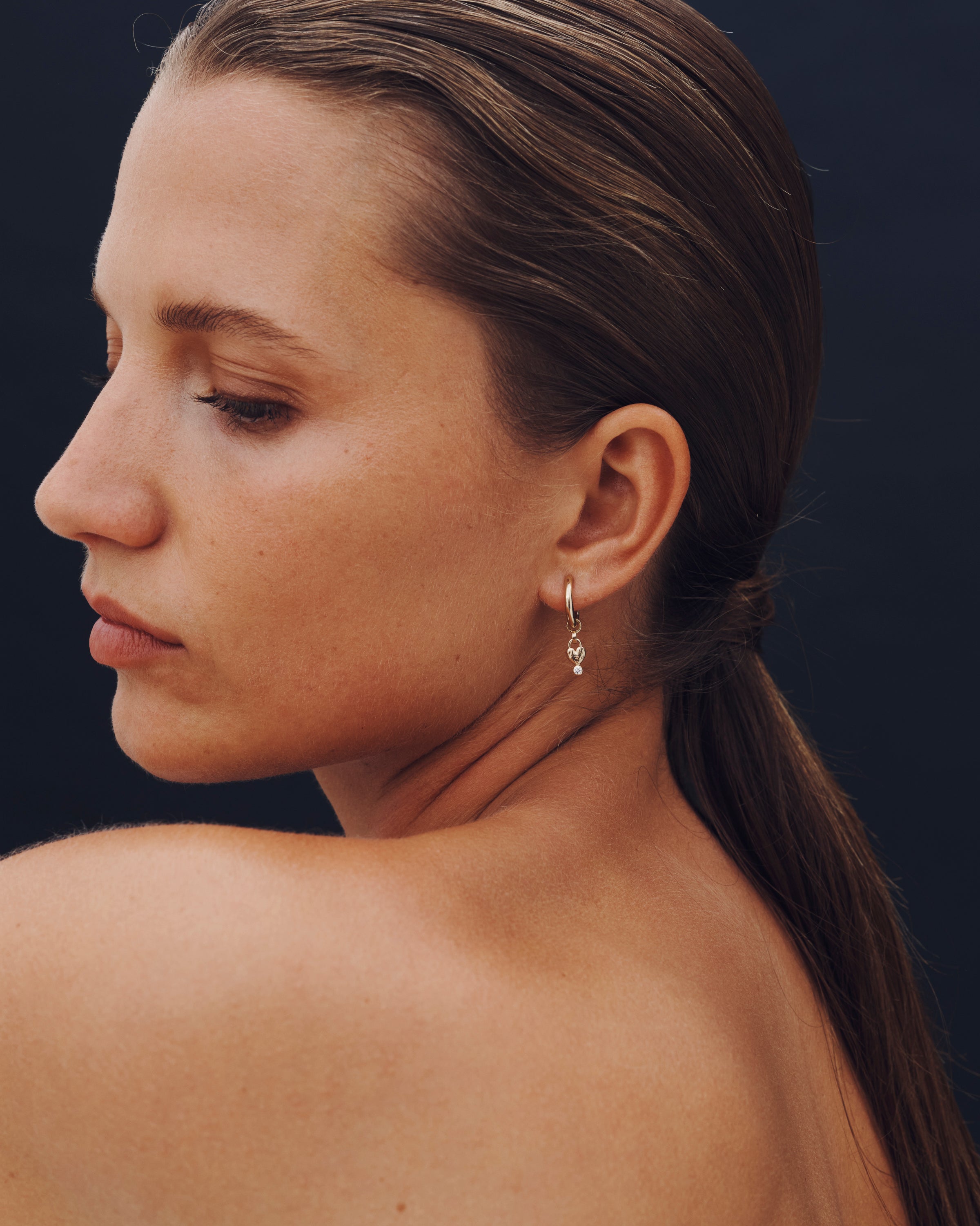 Freya Ear Charm Diamond Solid Gold