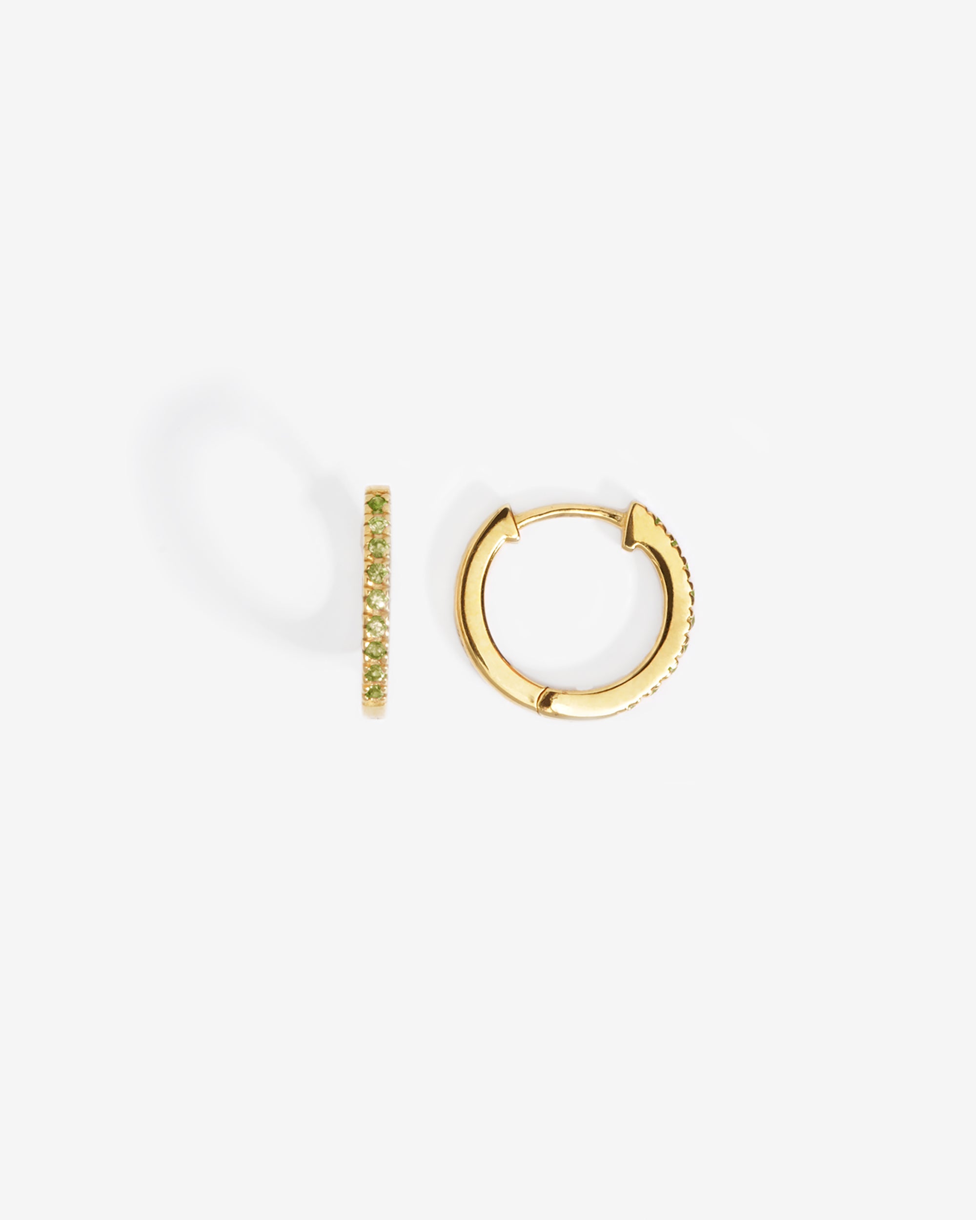 Chloe Huggies Peridot Gold Vermeil