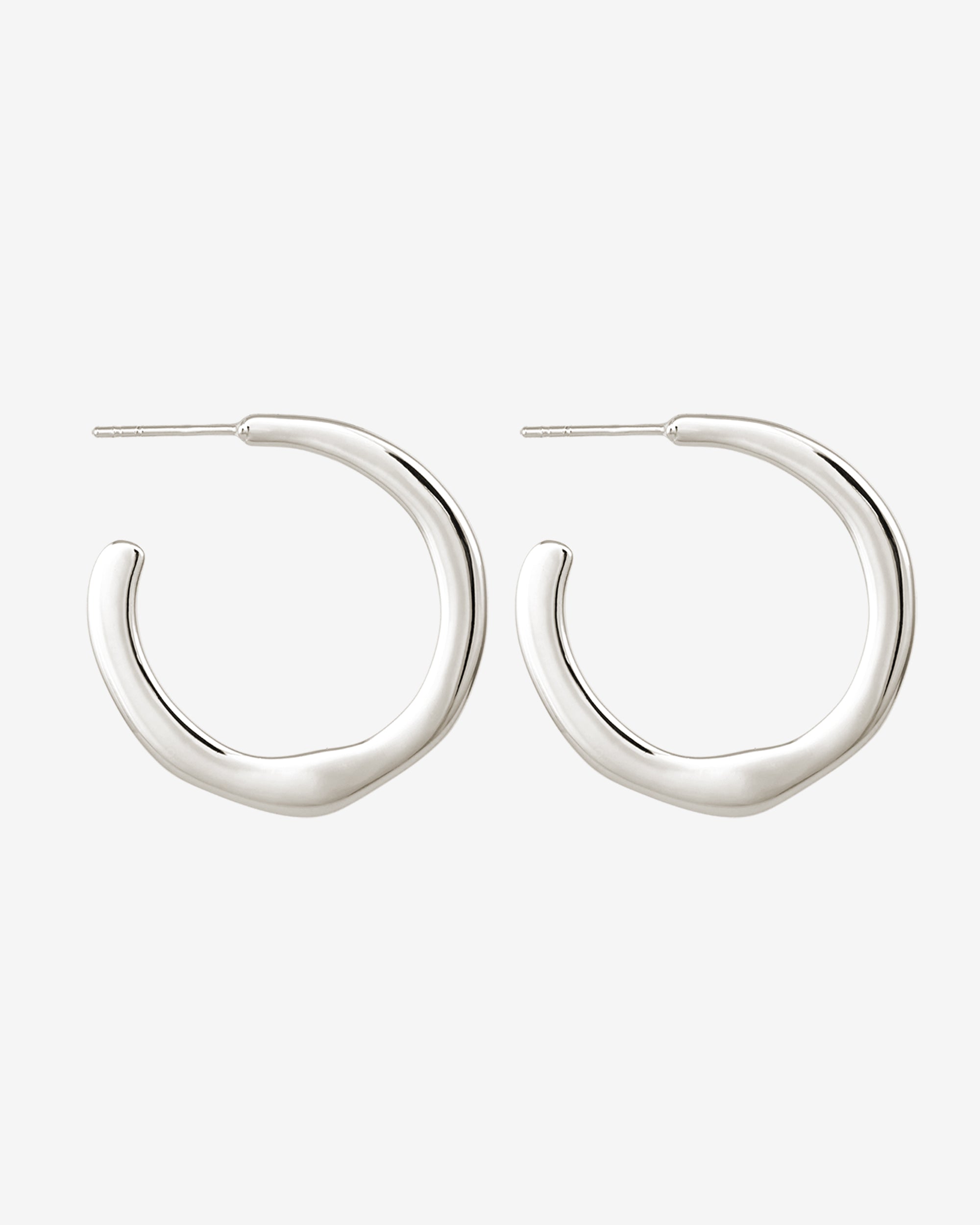 Circe Hoops Medium Silver