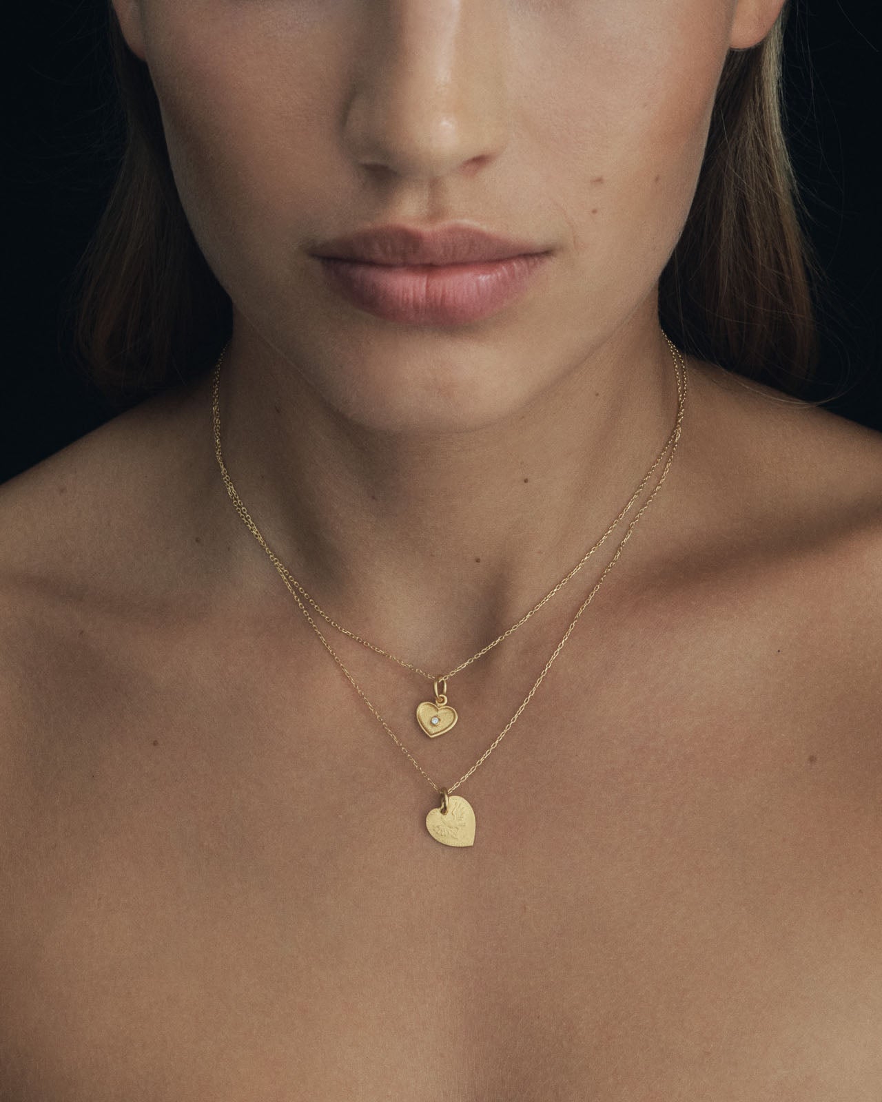 Courage Necklace Solid Gold