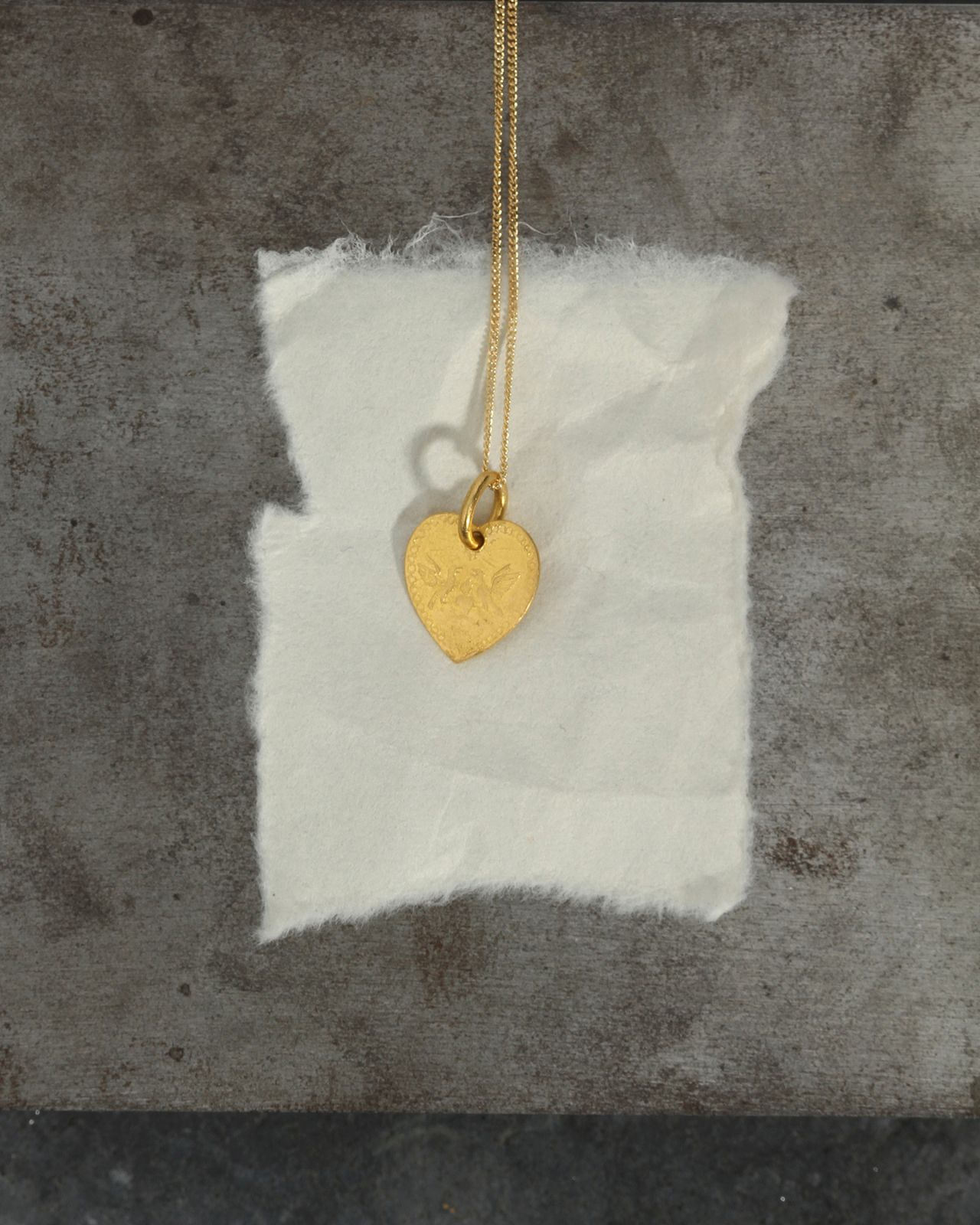 Courage Necklace Solid Gold