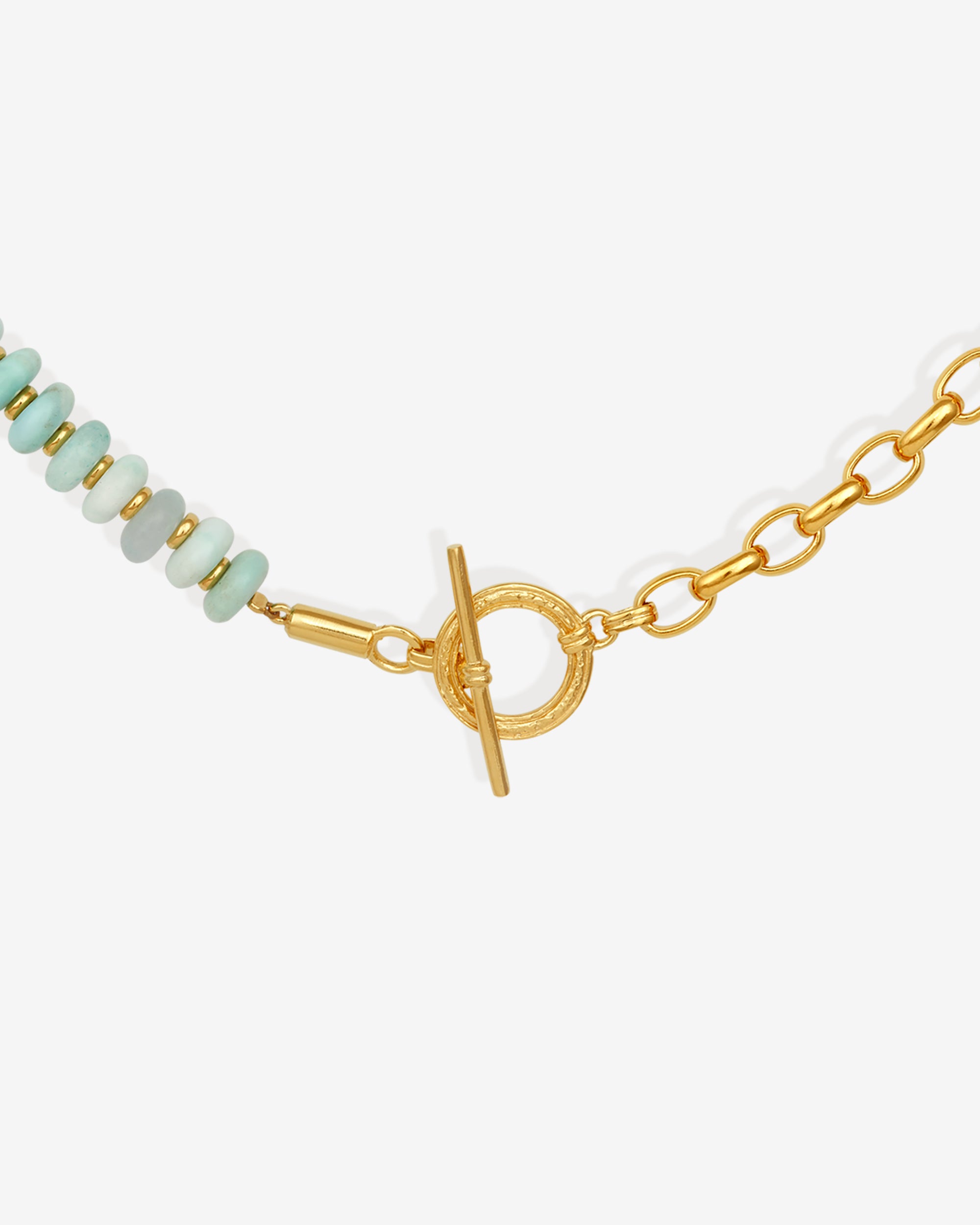 Cyan Necklace Gold Vermeil