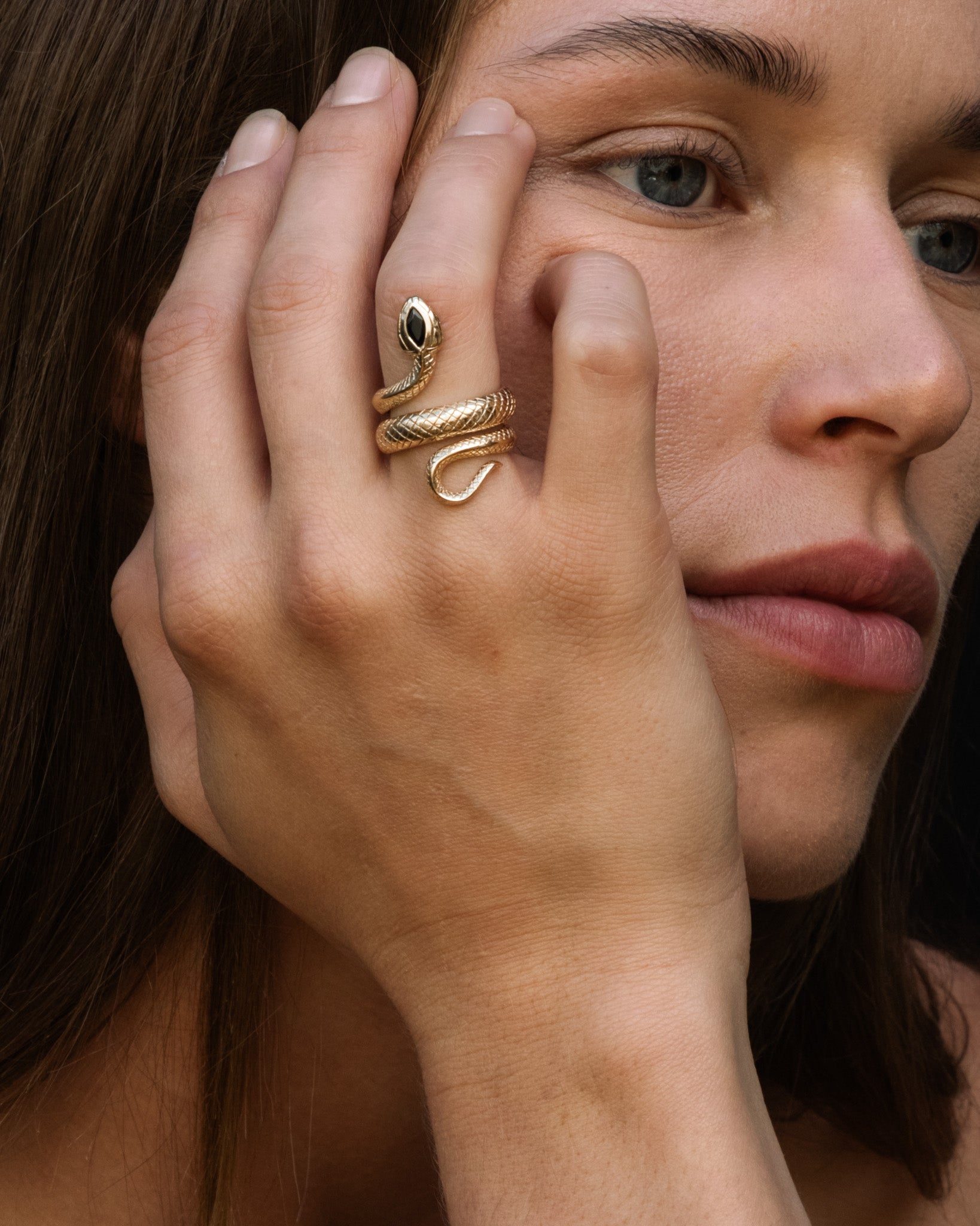 Draco Ring Gold Vermeil