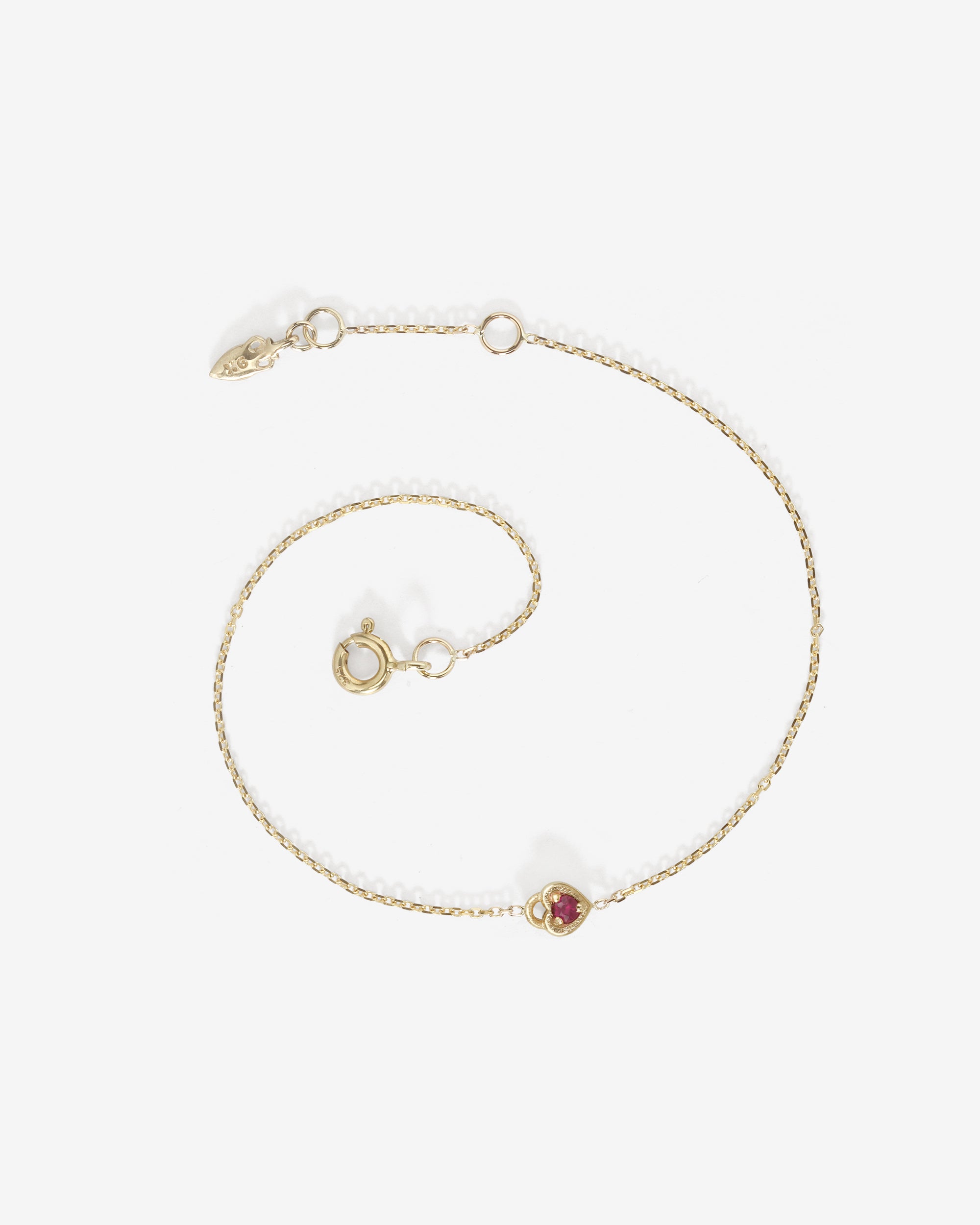 Eos Bracelet Ruby Solid Gold