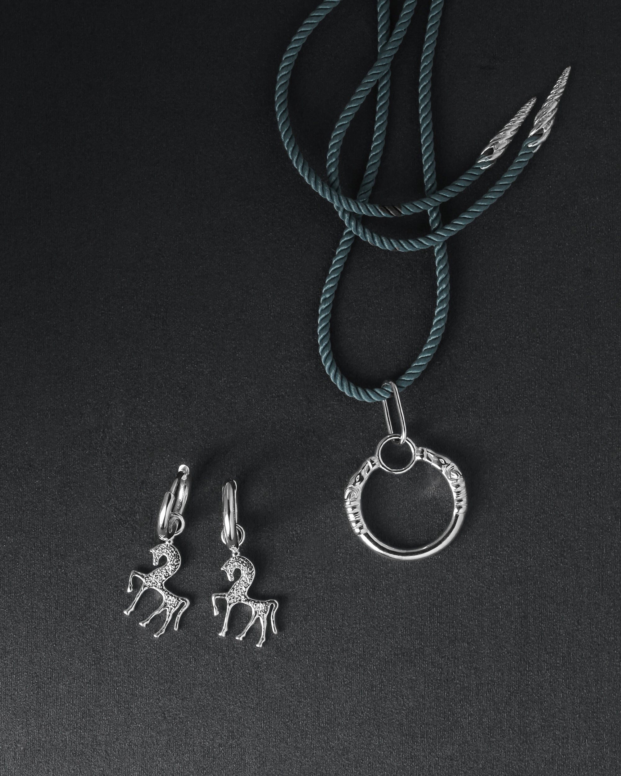 Epona Earrings Silver