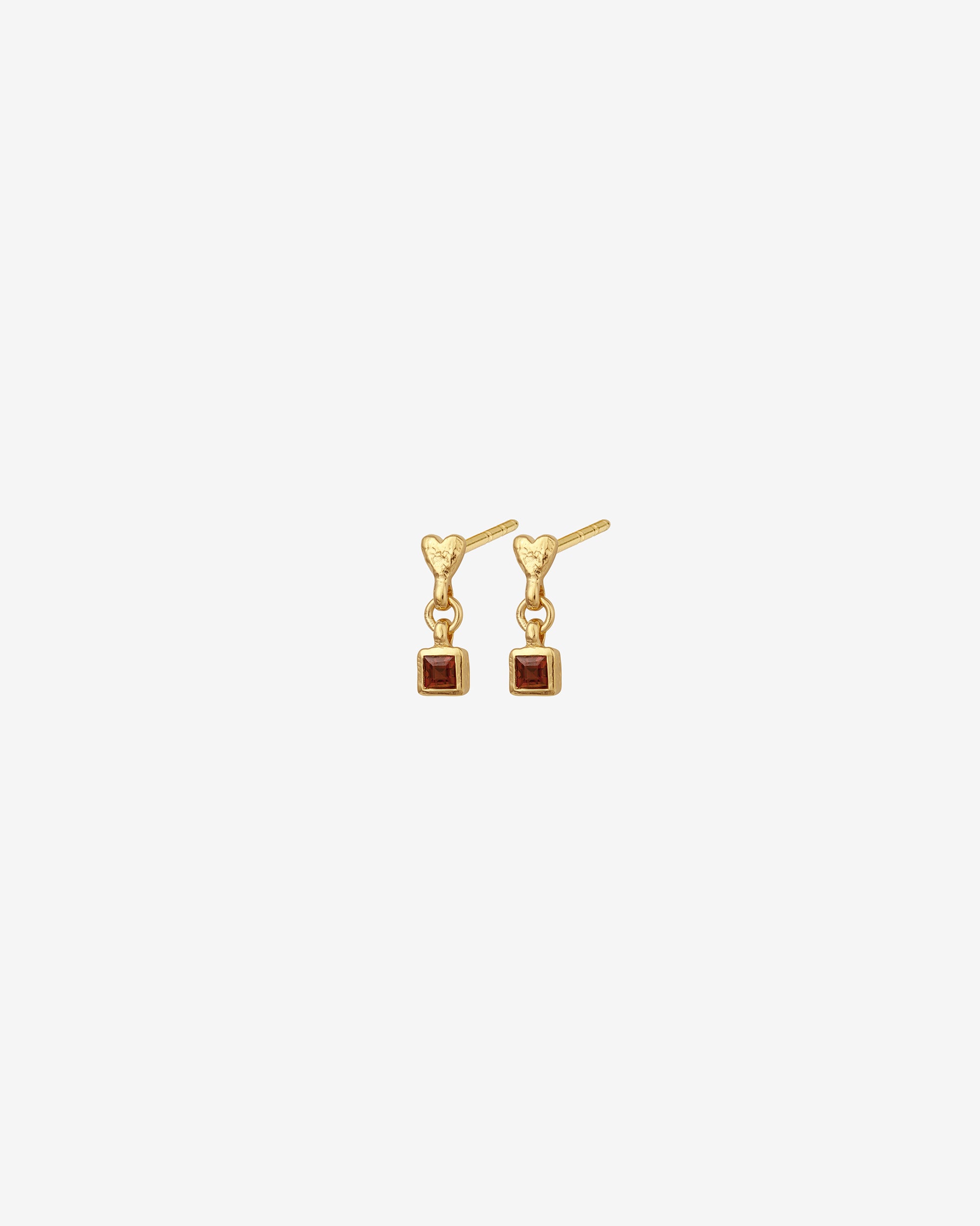 Eros Drop Studs Gold Vermeil