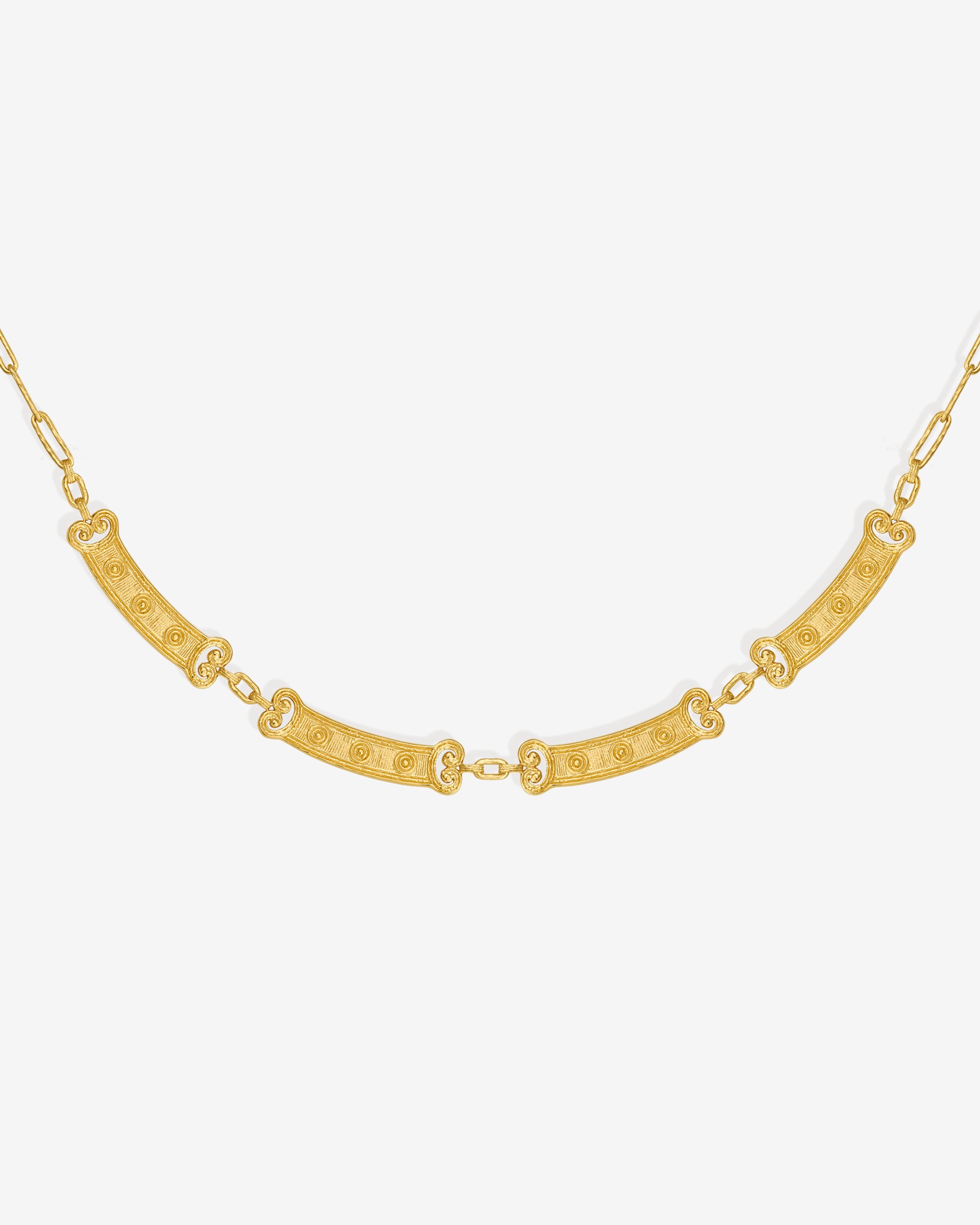 Etruscan Necklace Gold Vermeil