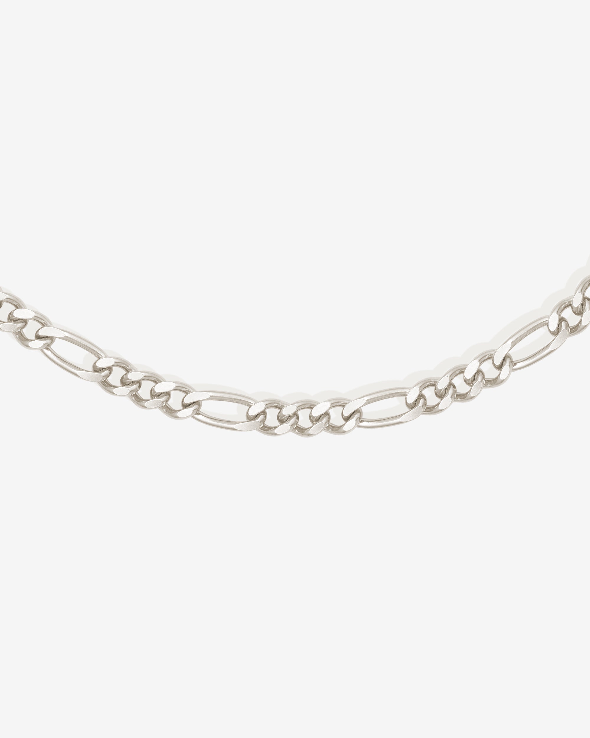 Figaro Chain 5.5mm Silver