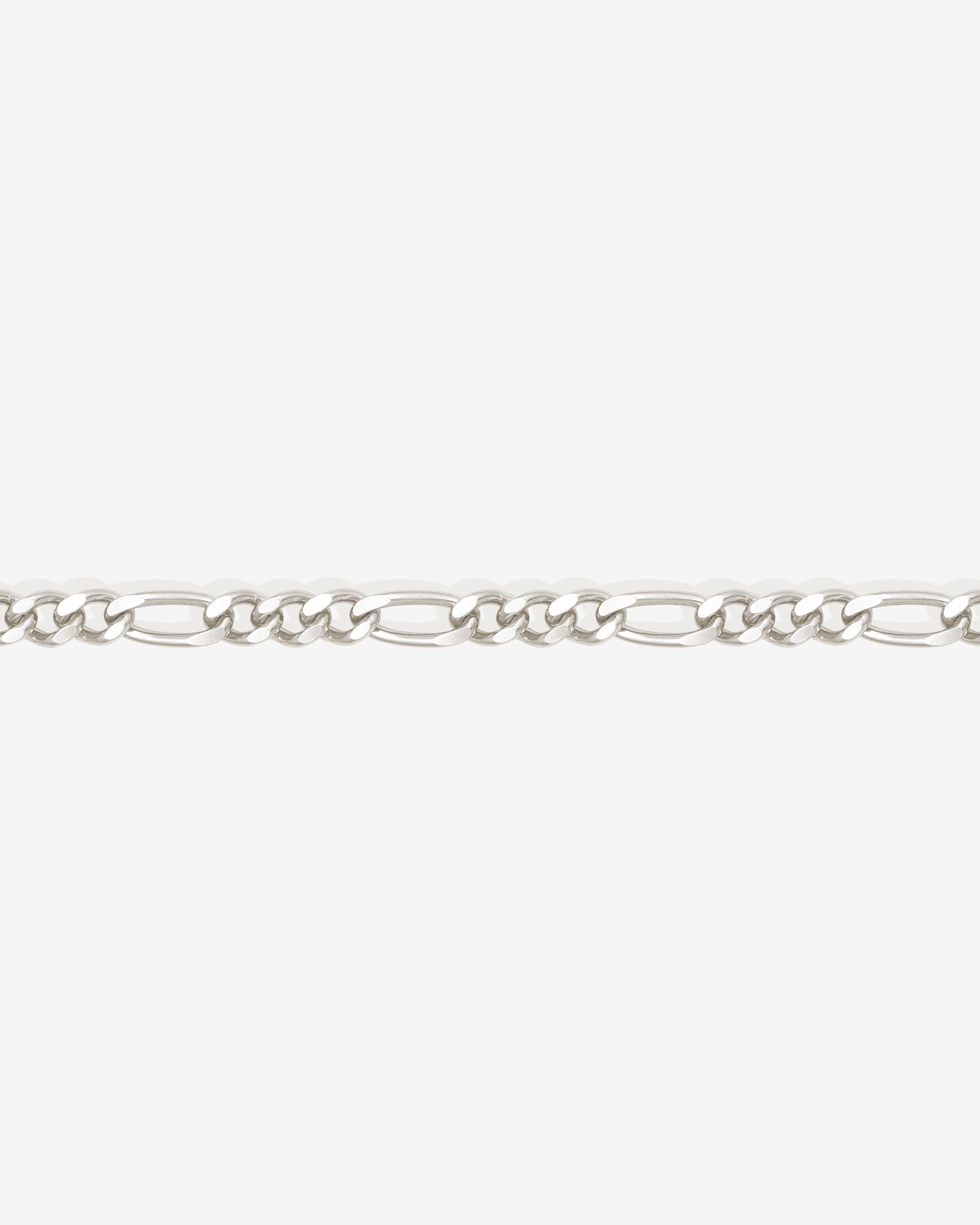 Figaro Bracelet 5.5mm Silver