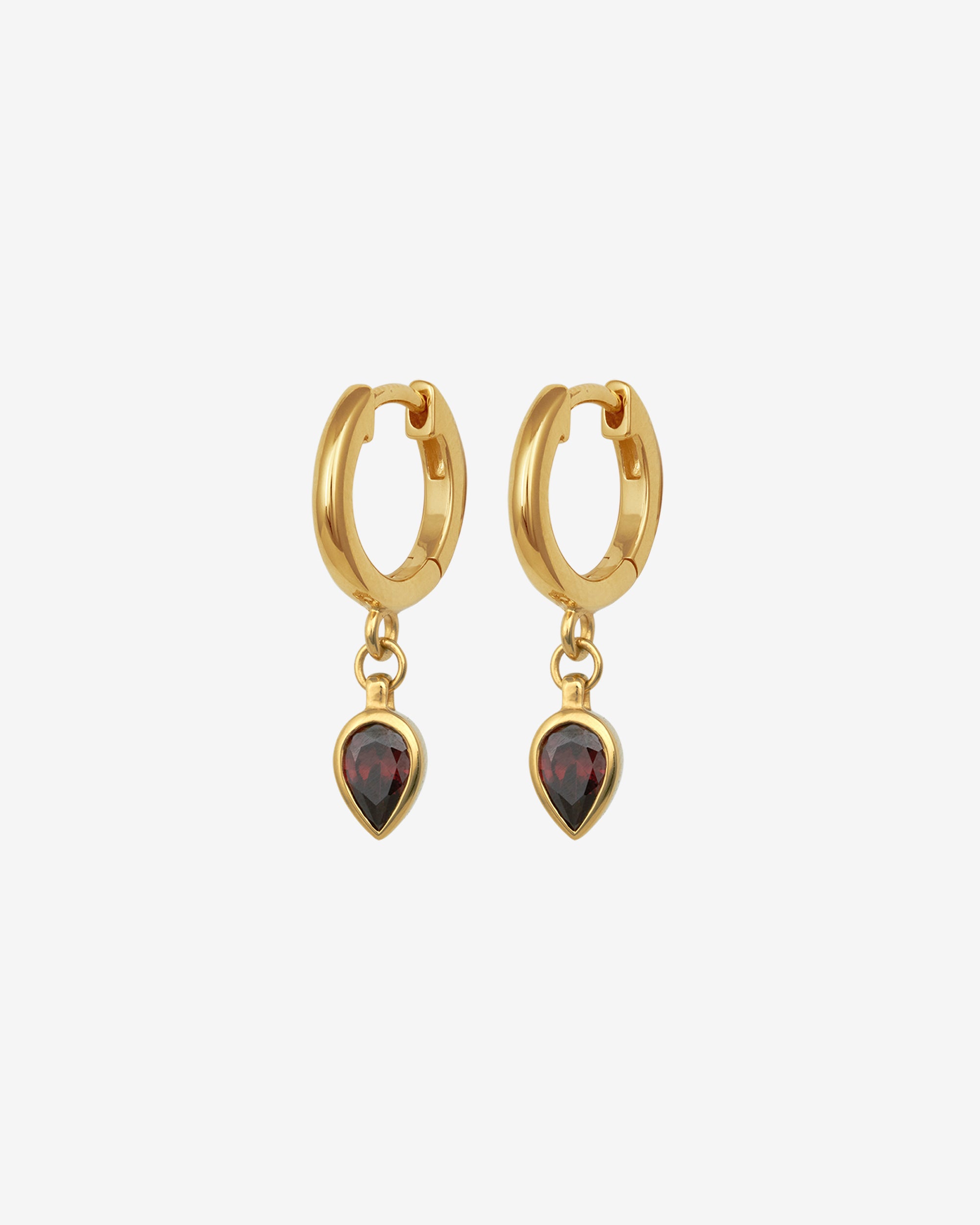 Flame Earrings Gold Vermeil