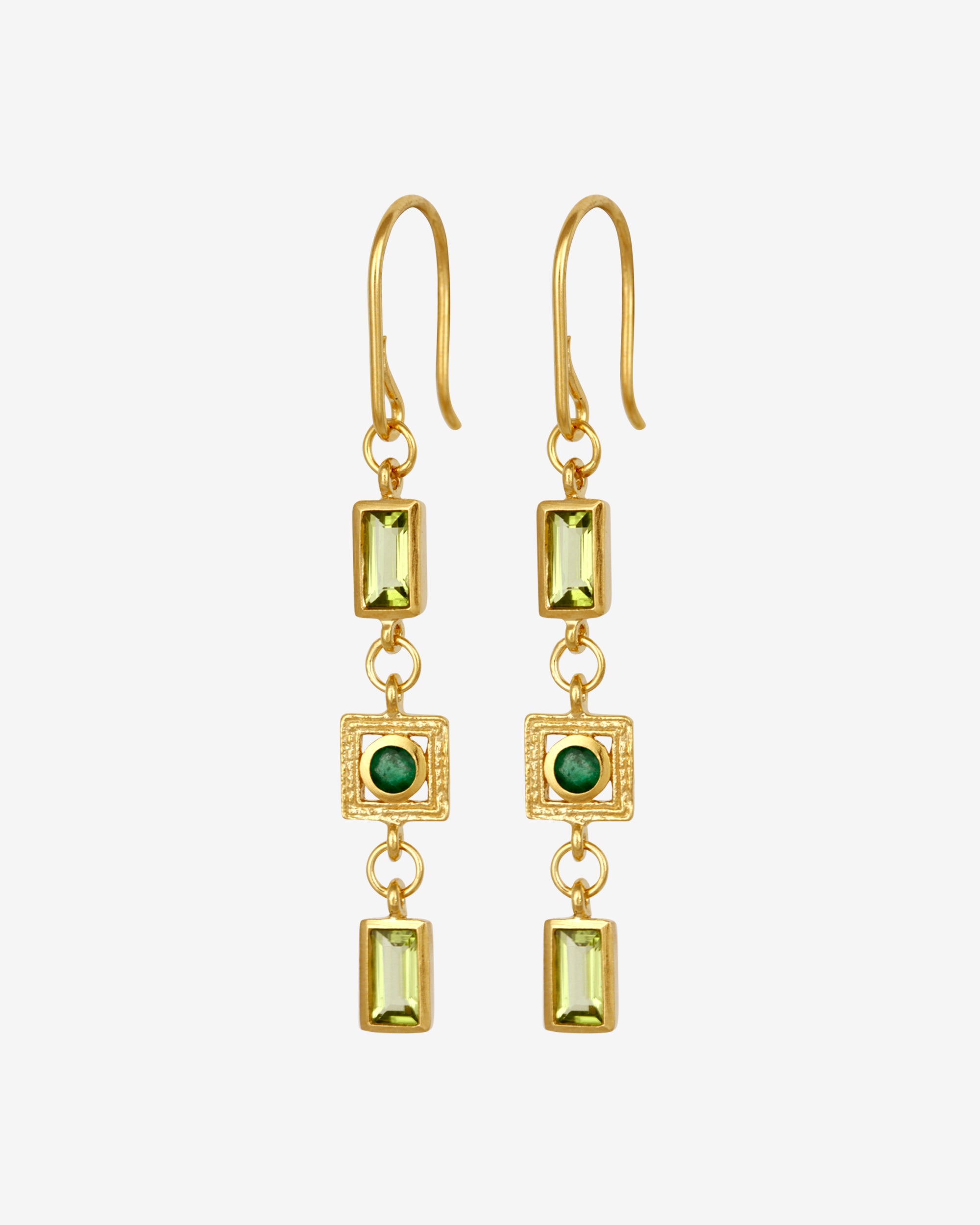 Florence Earrings Gold Vermeil