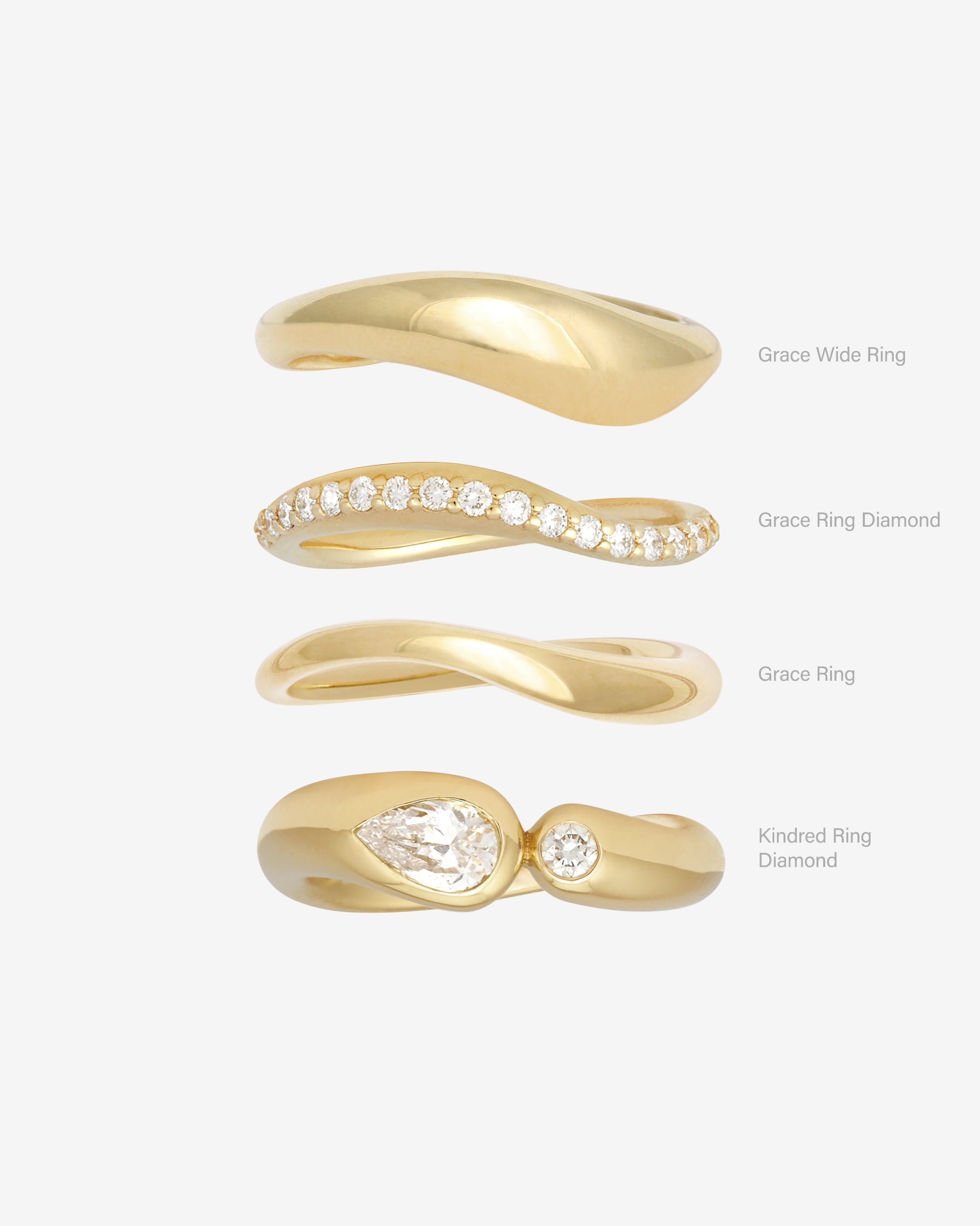 Grace Ring Diamond Solid Gold