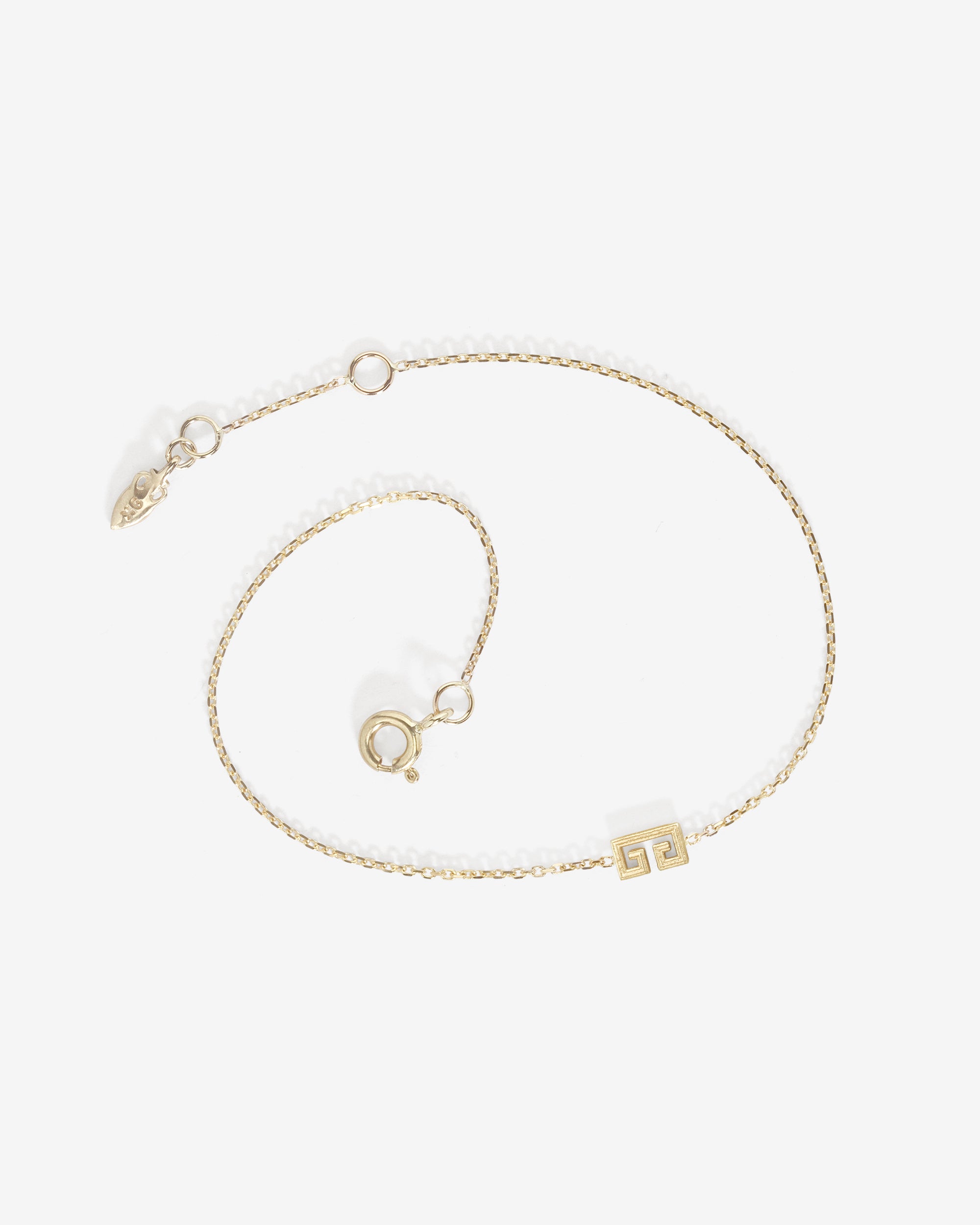 Greek Key Bracelet Solid Gold