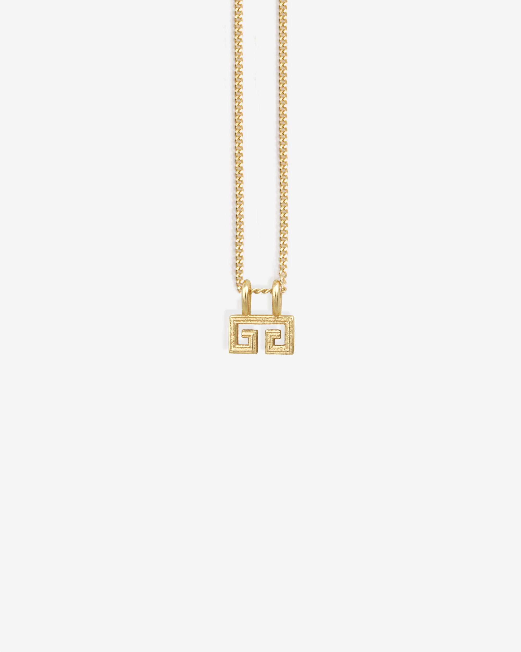 Greek Key Necklace Solid Gold – Temple of the Sun US