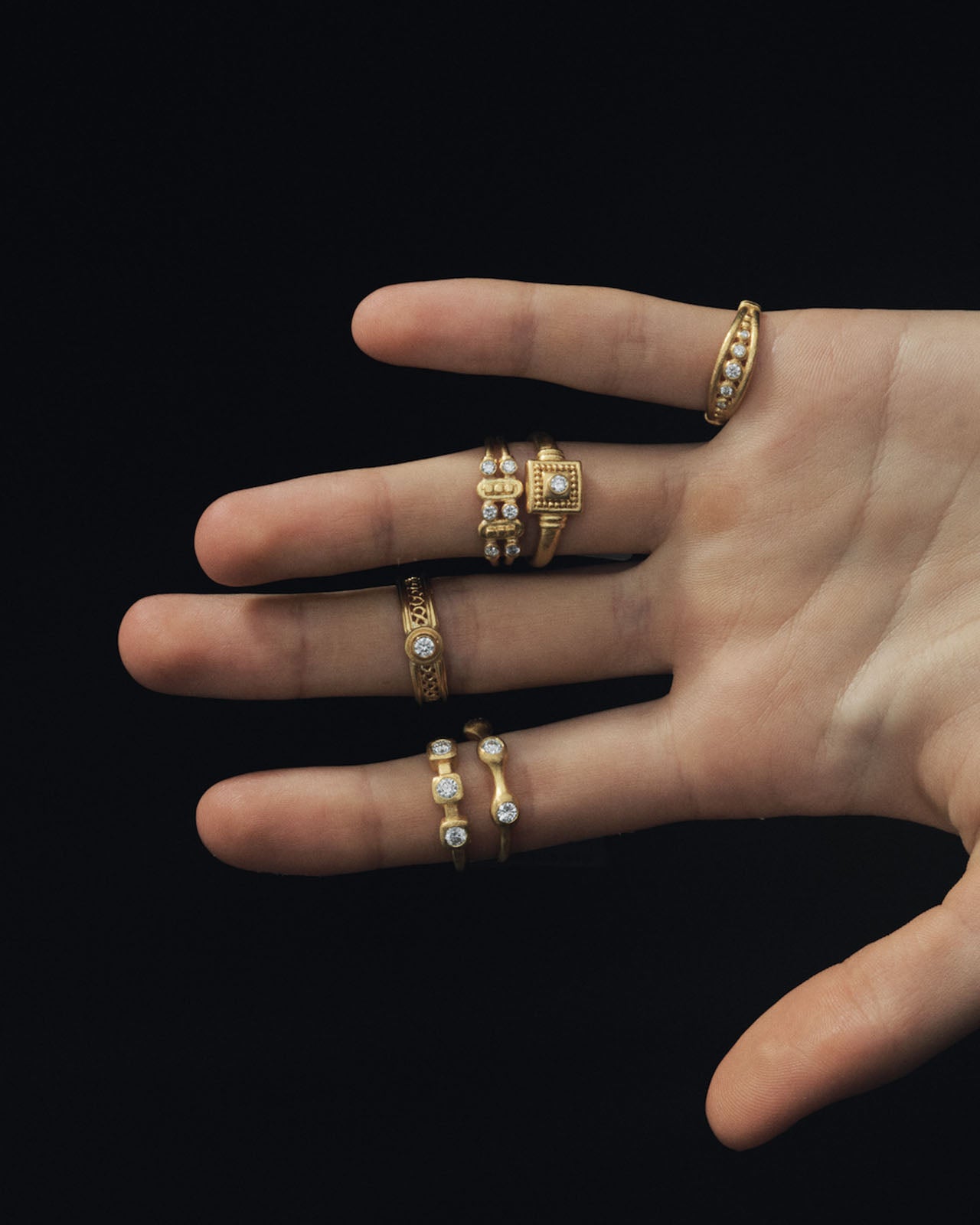 Masa Ring Diamond Solid Gold