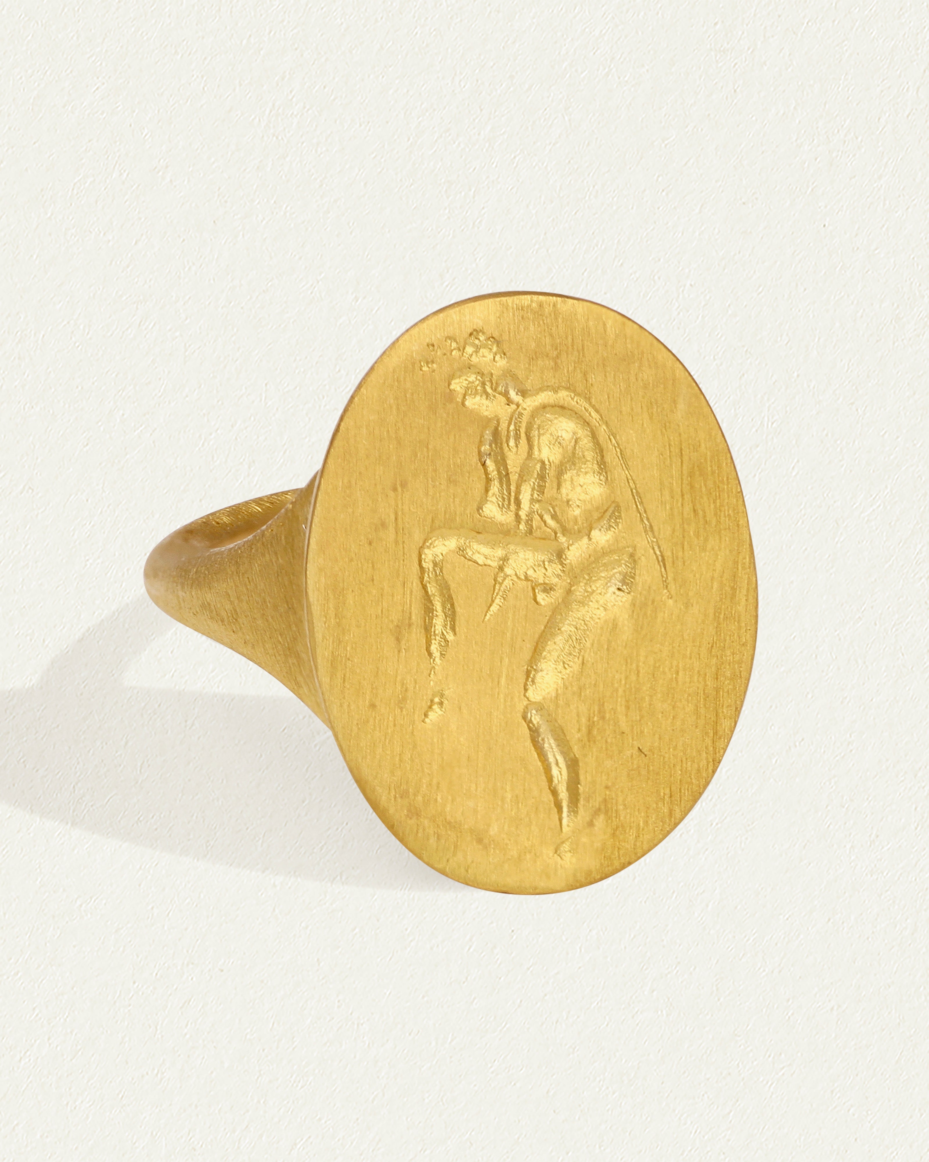 Heritage Ring Hermes Solid Gold