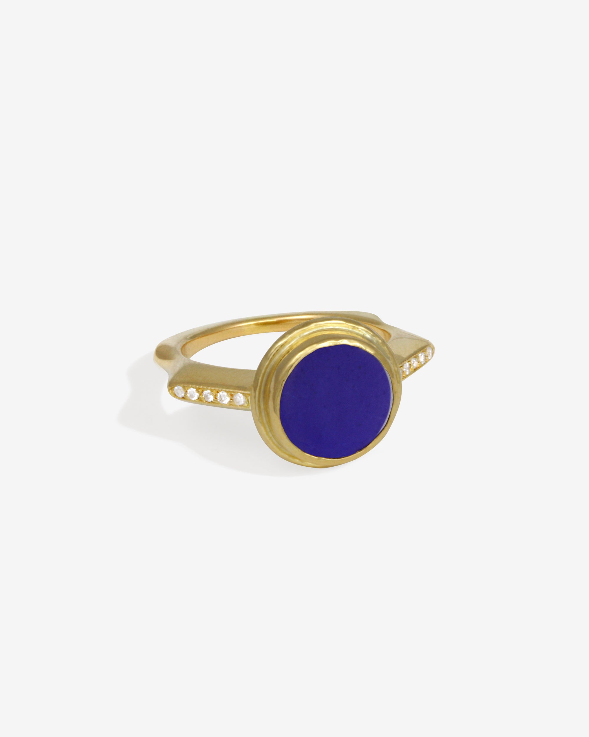 Inara Ring Lapis Solid Gold