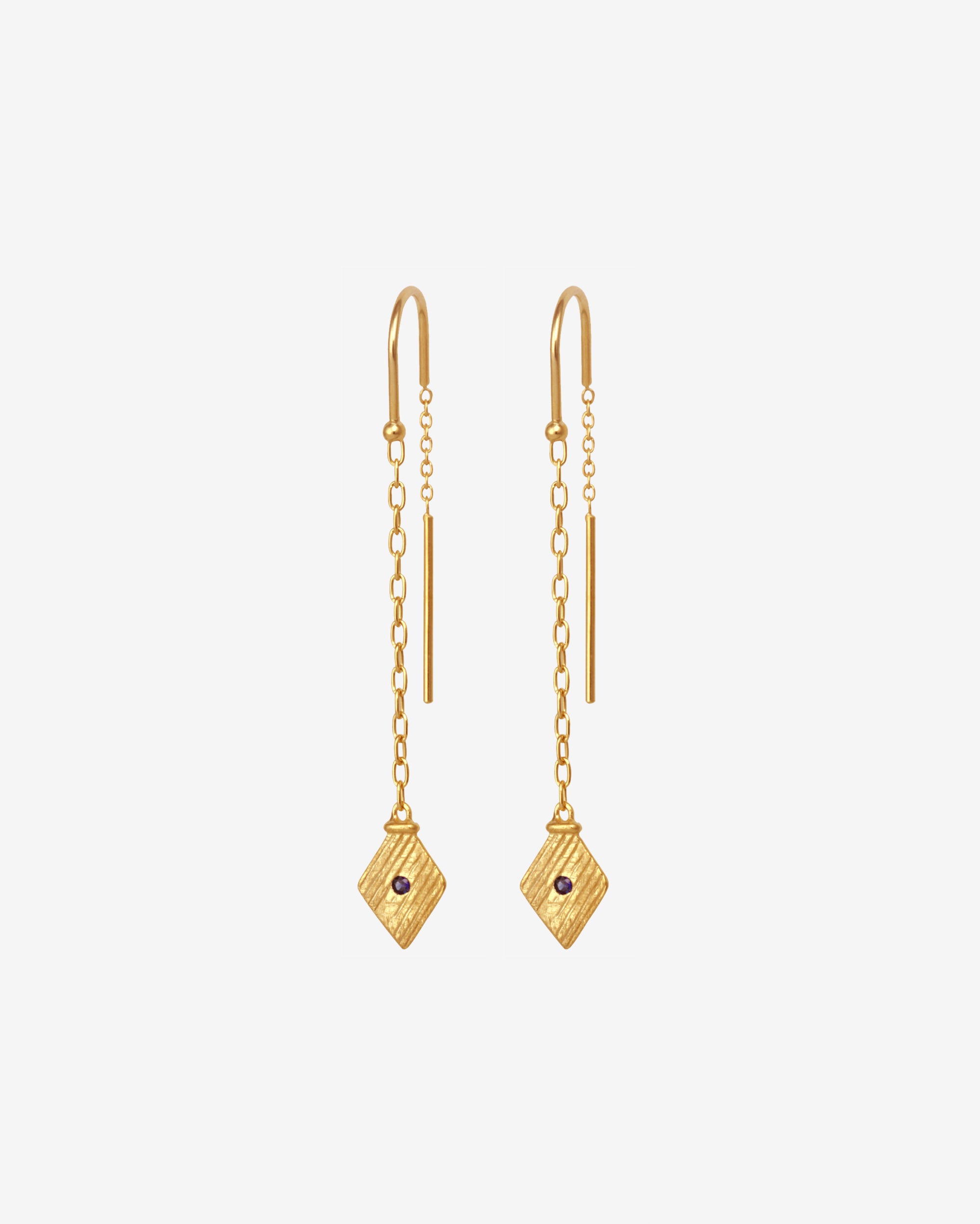 Inka Earrings Gold Vermeil