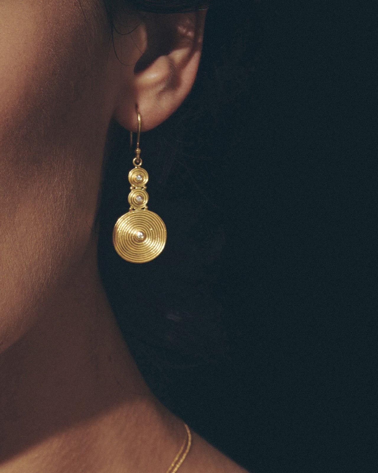 Lydia Earrings Solid Gold